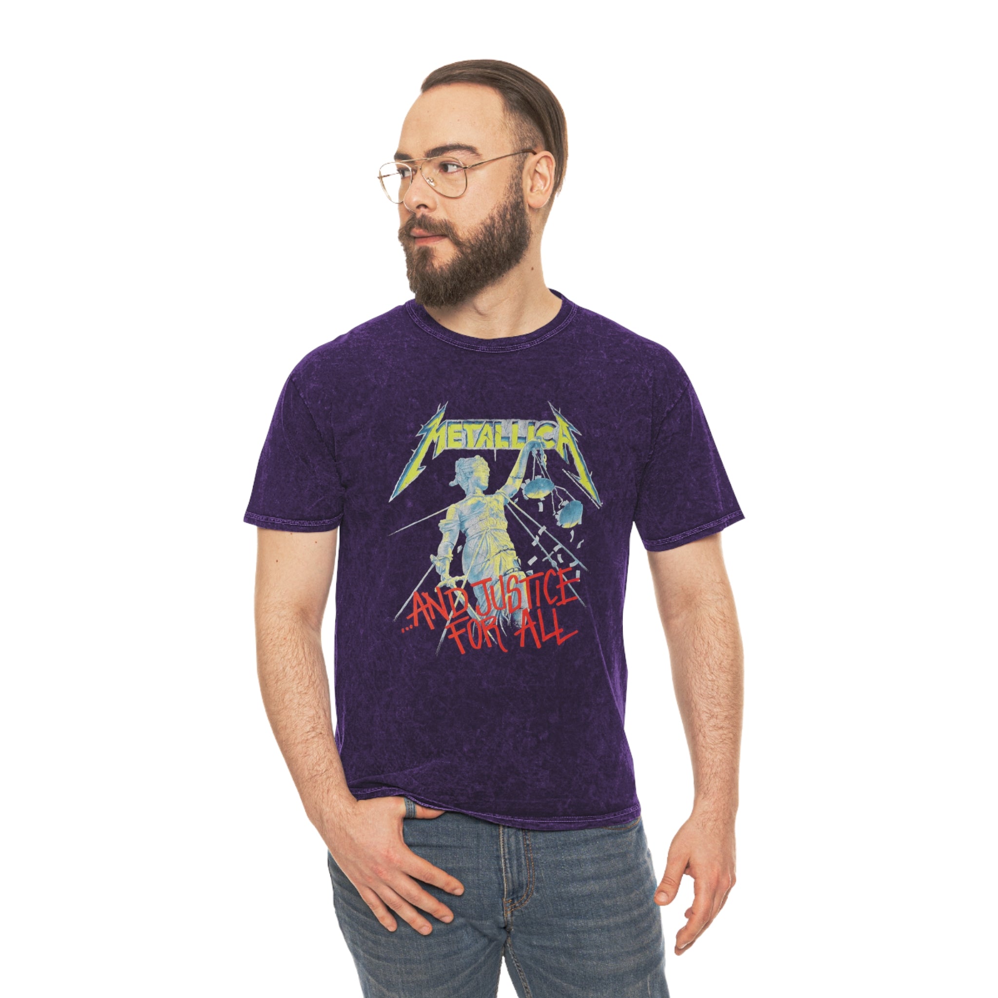 Mineral Wash T-Shirt - Metallica Vintage Tee
