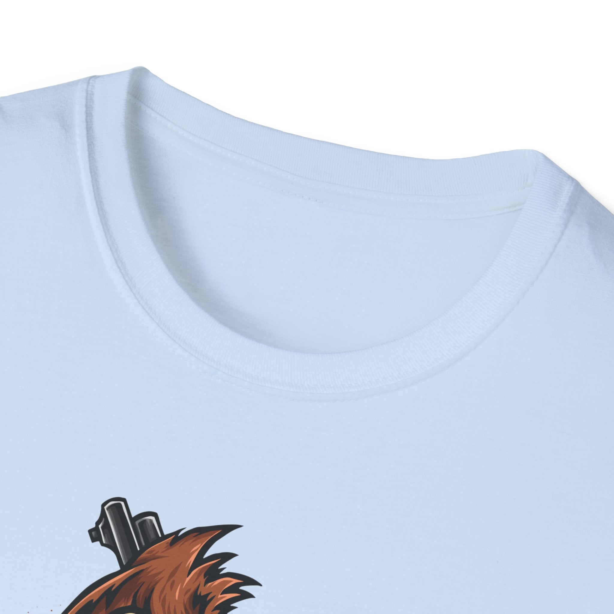 Grunge Gorilla Tee - Cartoon Weapon Shirt