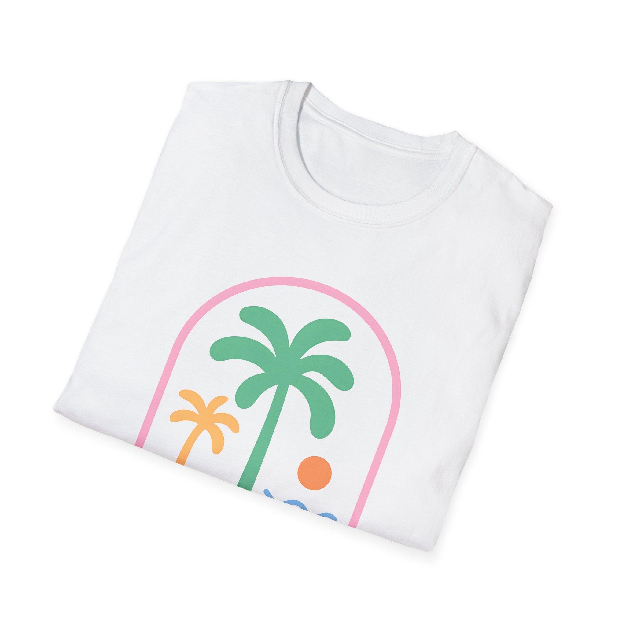 Tropical Palm Tee - Beach Vacation Shirt