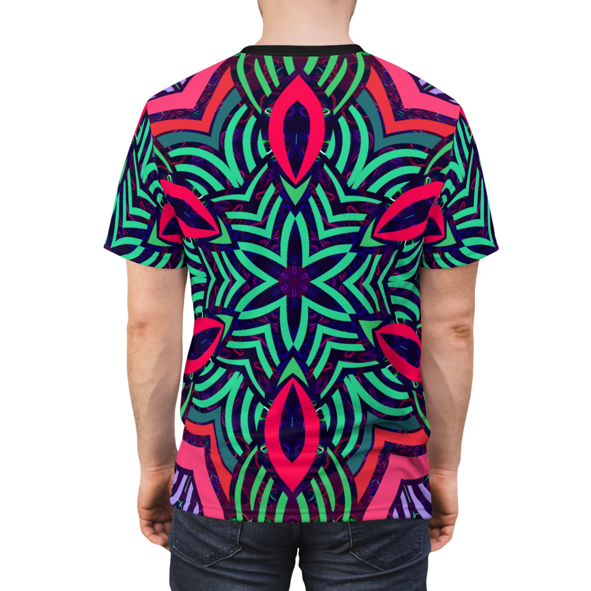 Psychedelic Artwork Tee - Unisex Cut & Sew T-Shirt