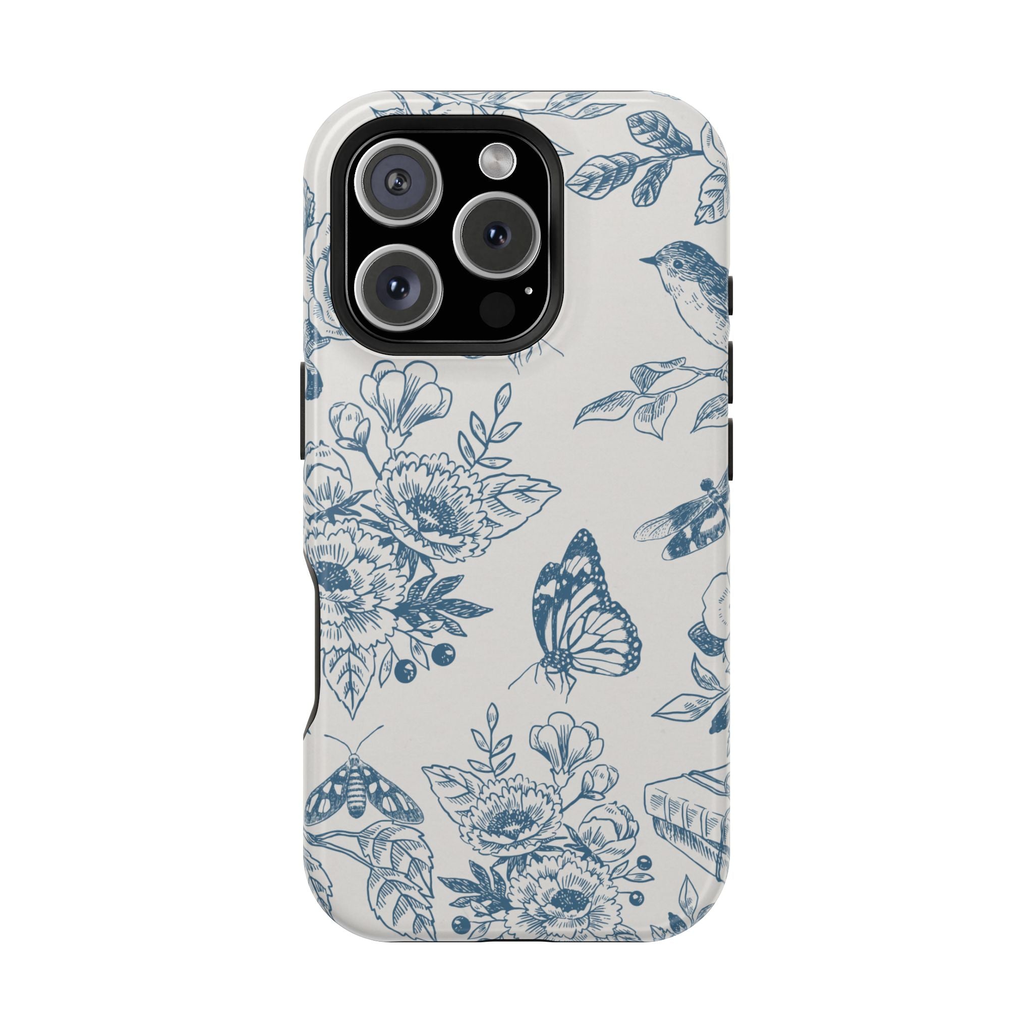 Nature iPhone Case - Floral Butterfly Cover