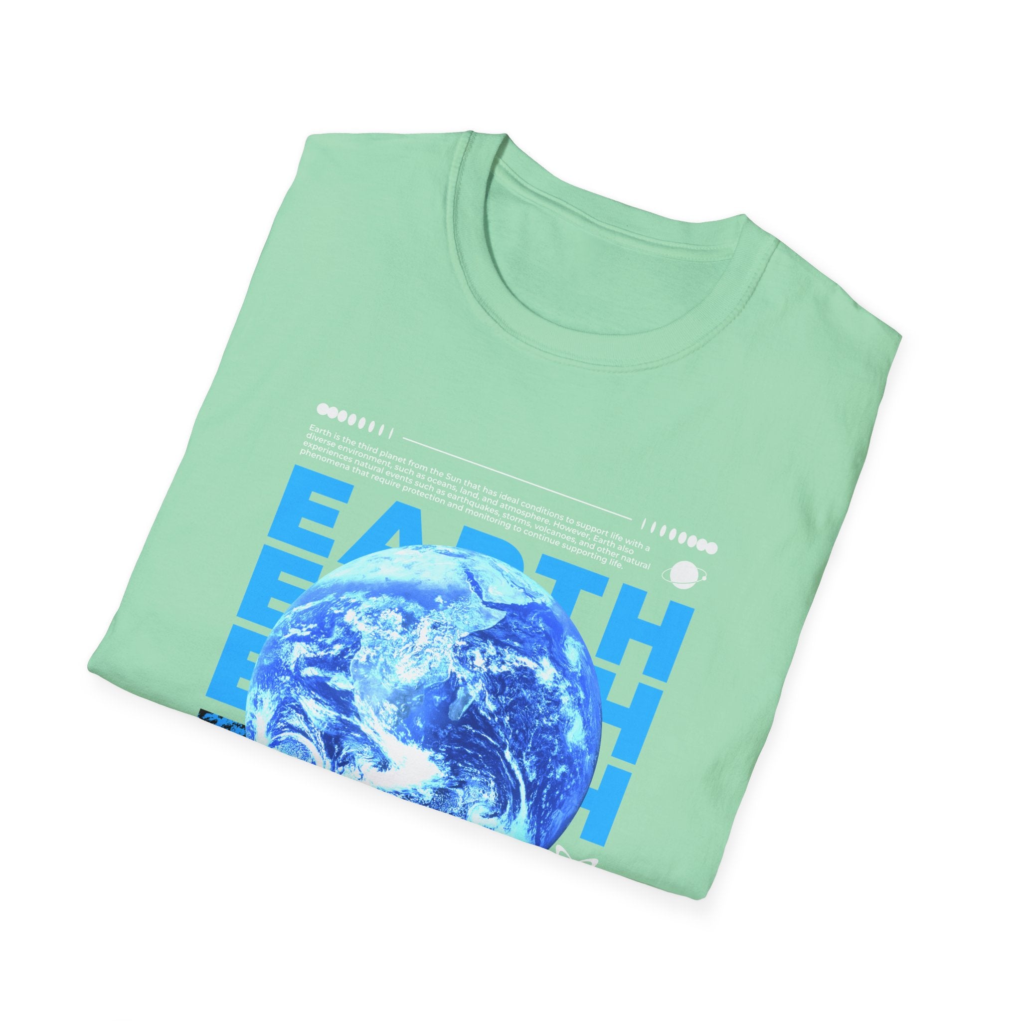 Cosmic Womens Tee - Earth Graphic Shirt