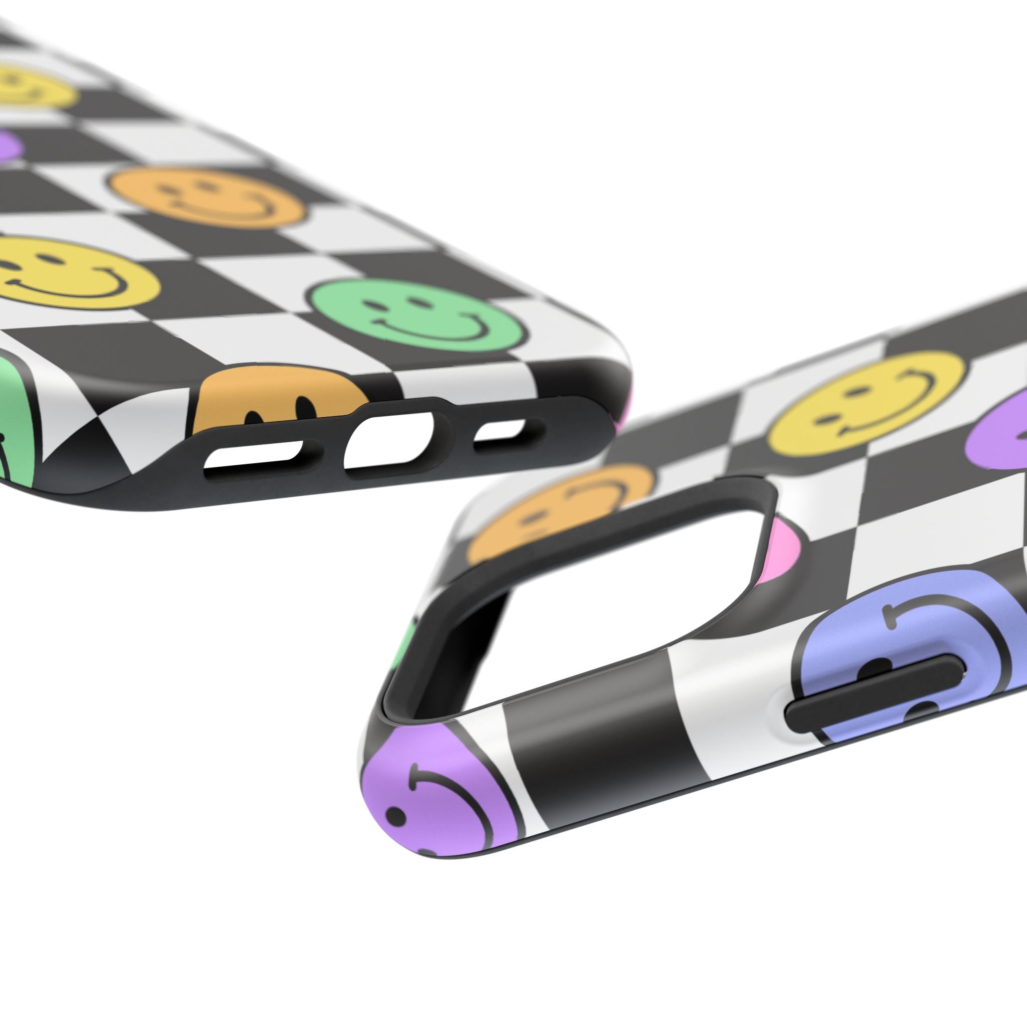 Playful Phone Case - Smiley Checkerboard