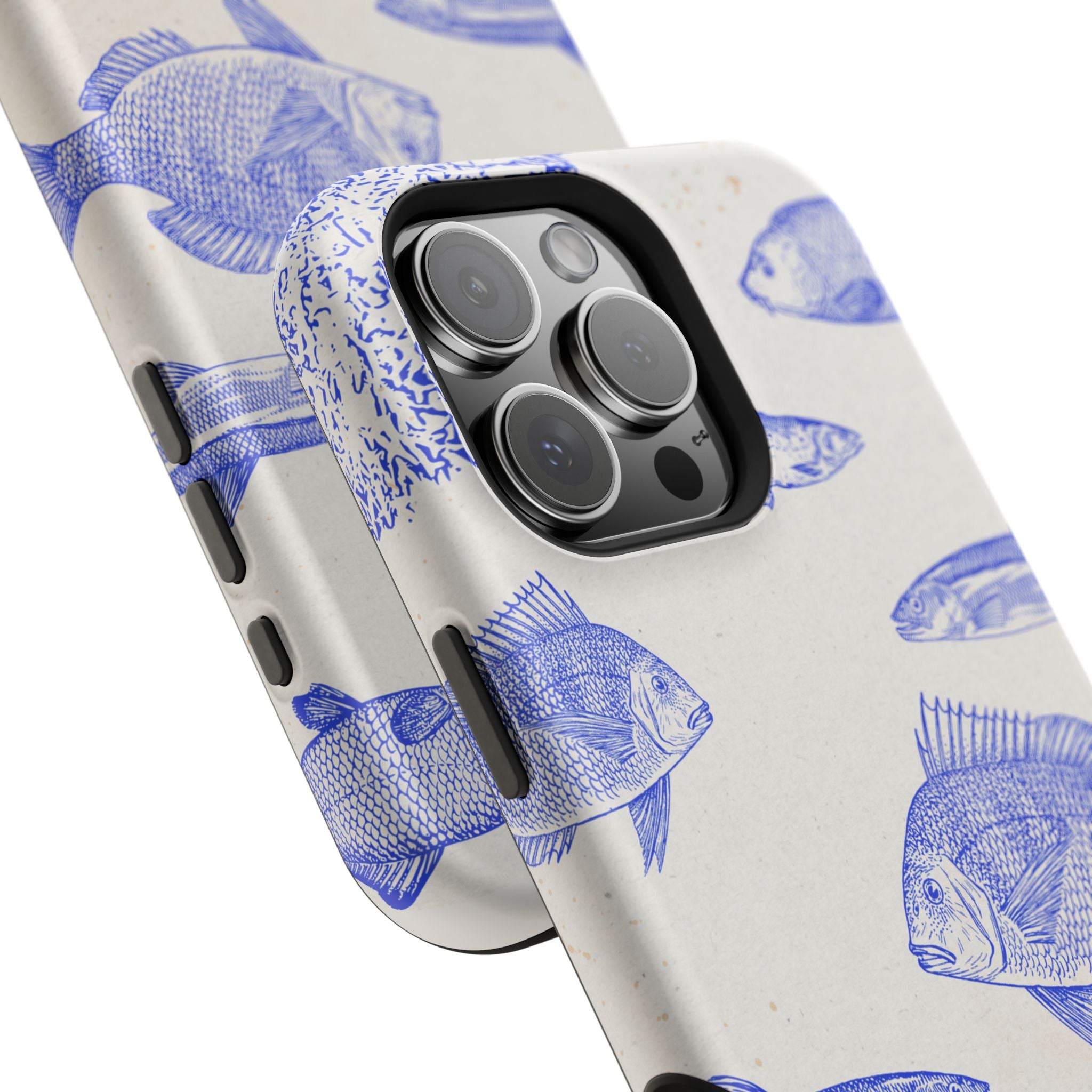 Marine iPhone 16 Case - Blue Coral Illustration