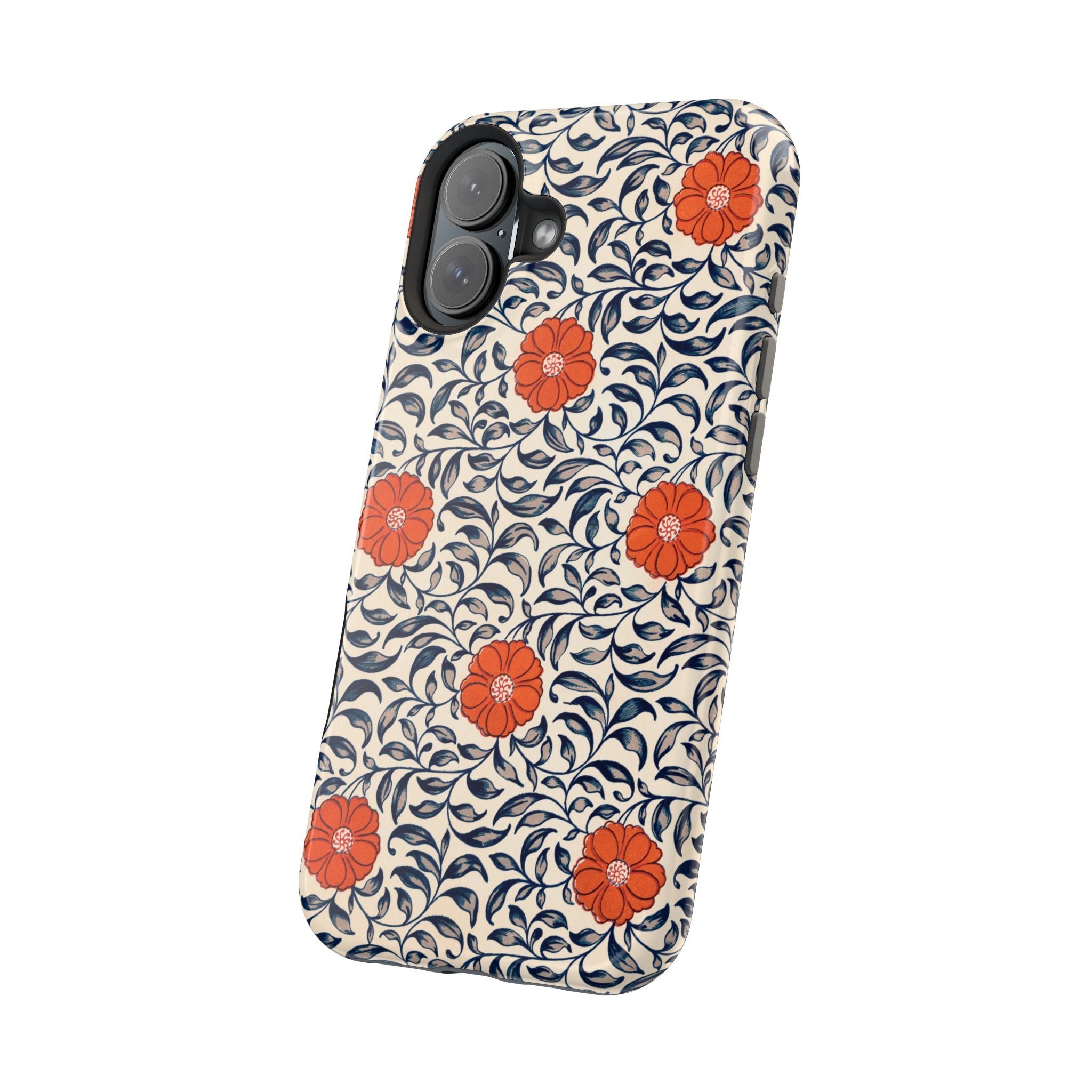 Floral Magnetic Case - iPhone 16 Cover