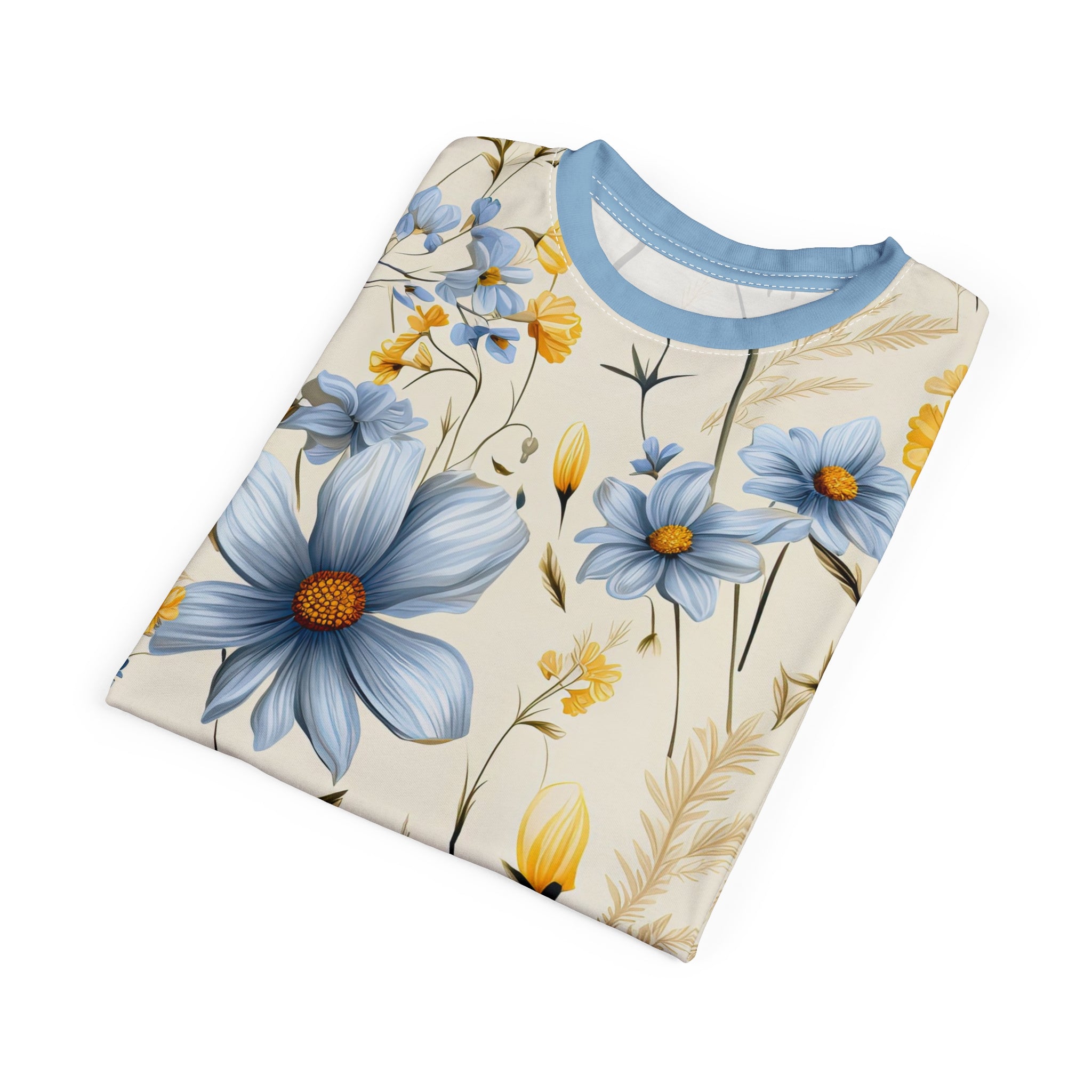 Wild Florals Unisex Tee - Cut & Sew T-Shirt