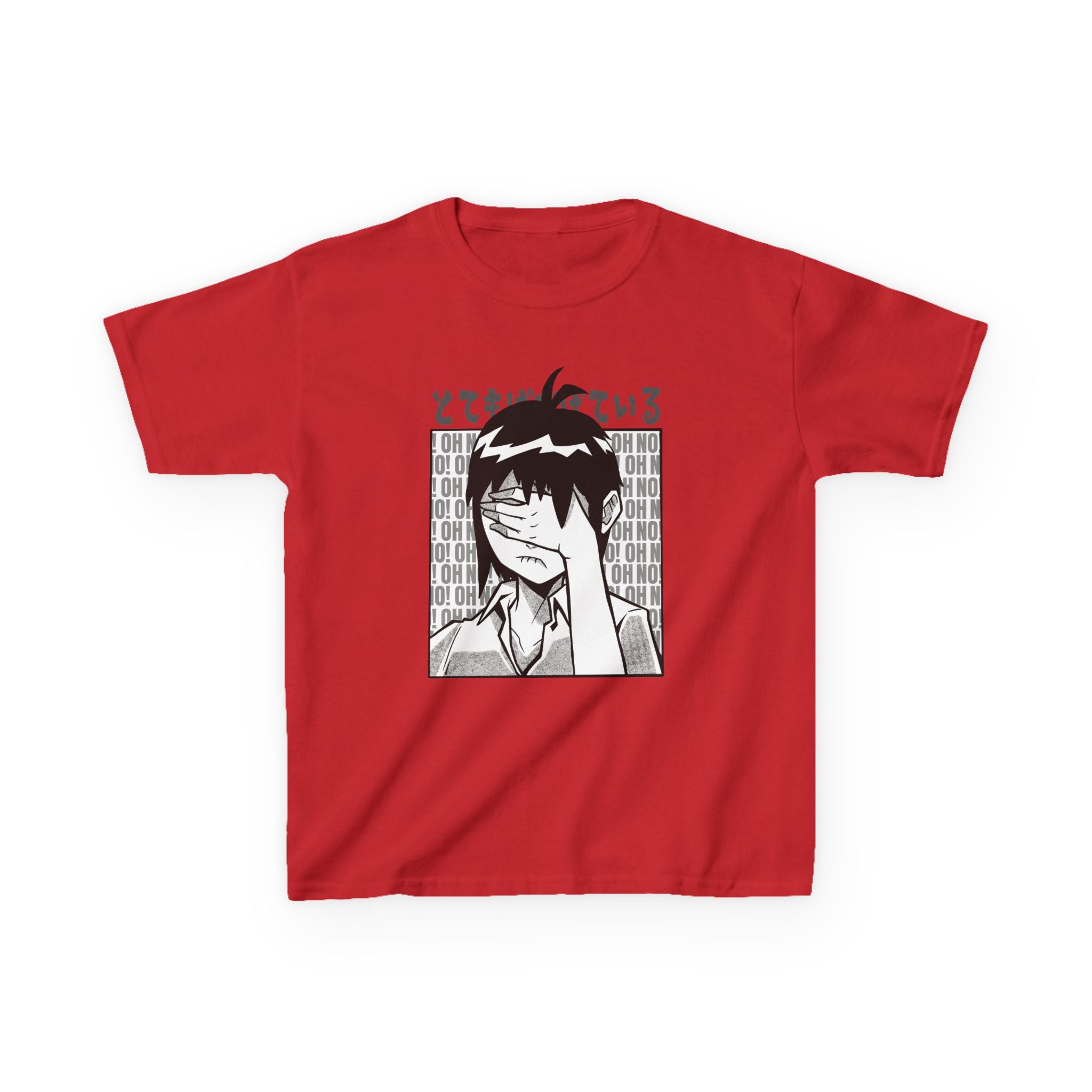 Anime Kids Shirt - Monochrome Tee