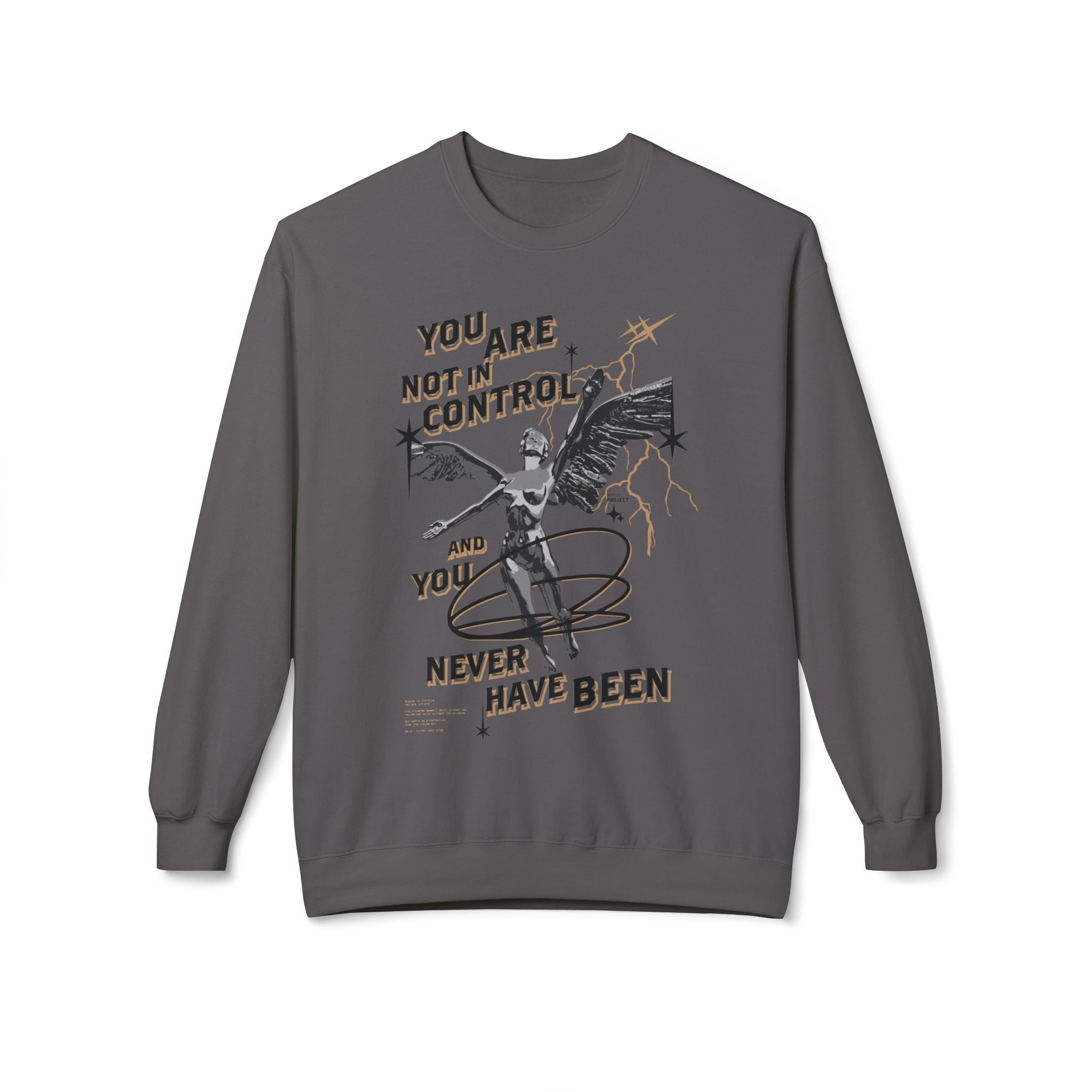 Football Sweatshirt - Grunge Crewneck