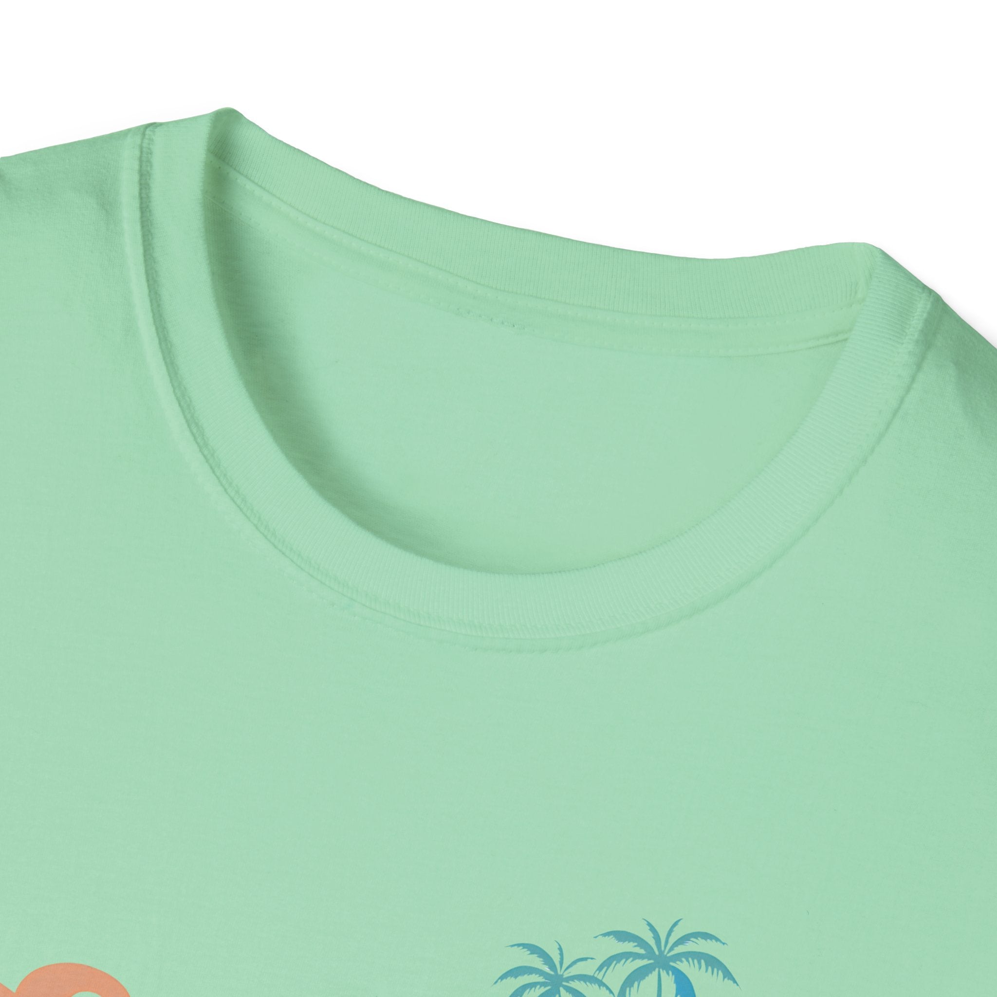 Tropical Sunset Tee - Retro Beach Shirt