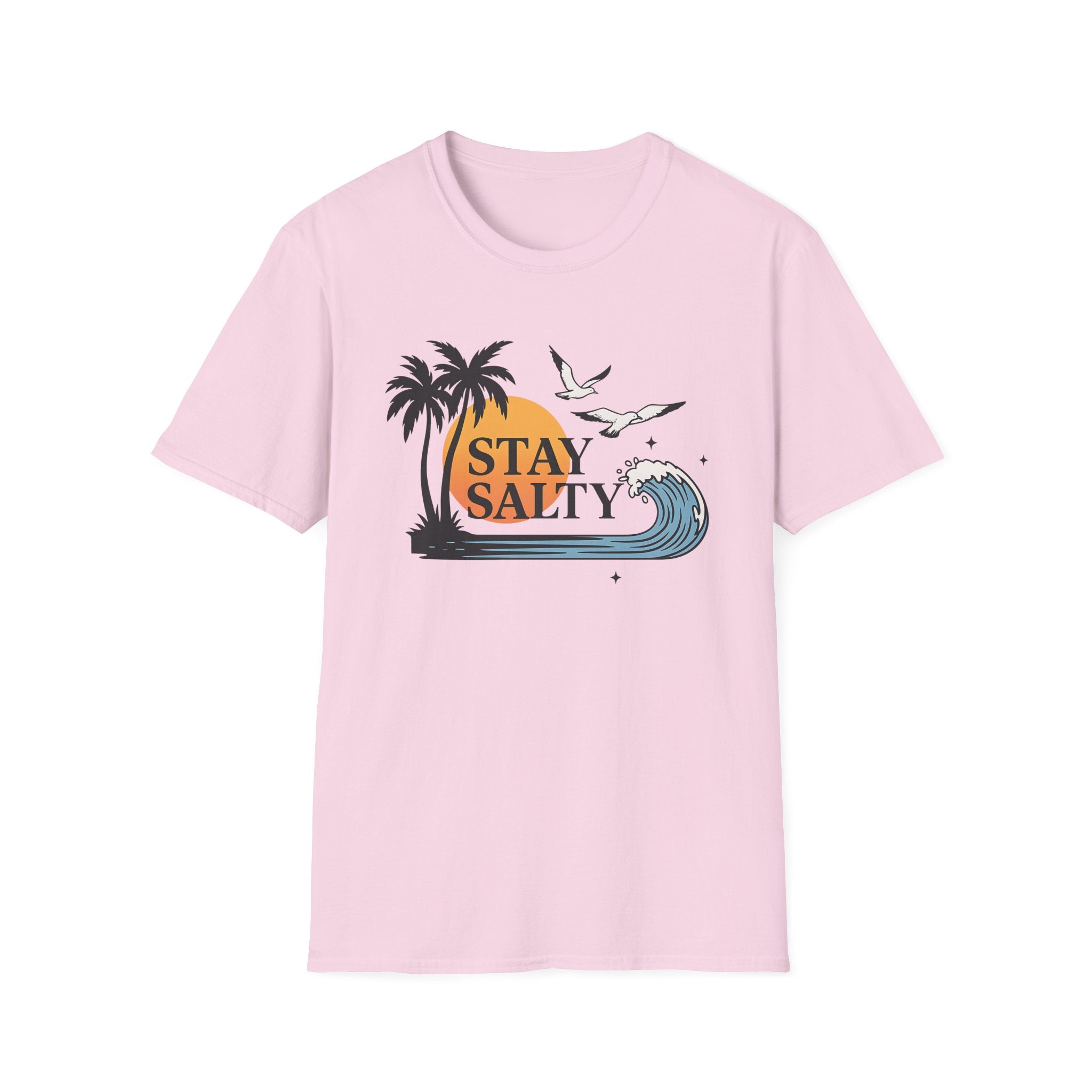 Tropical Beach Tee - Stay Salty Shirt