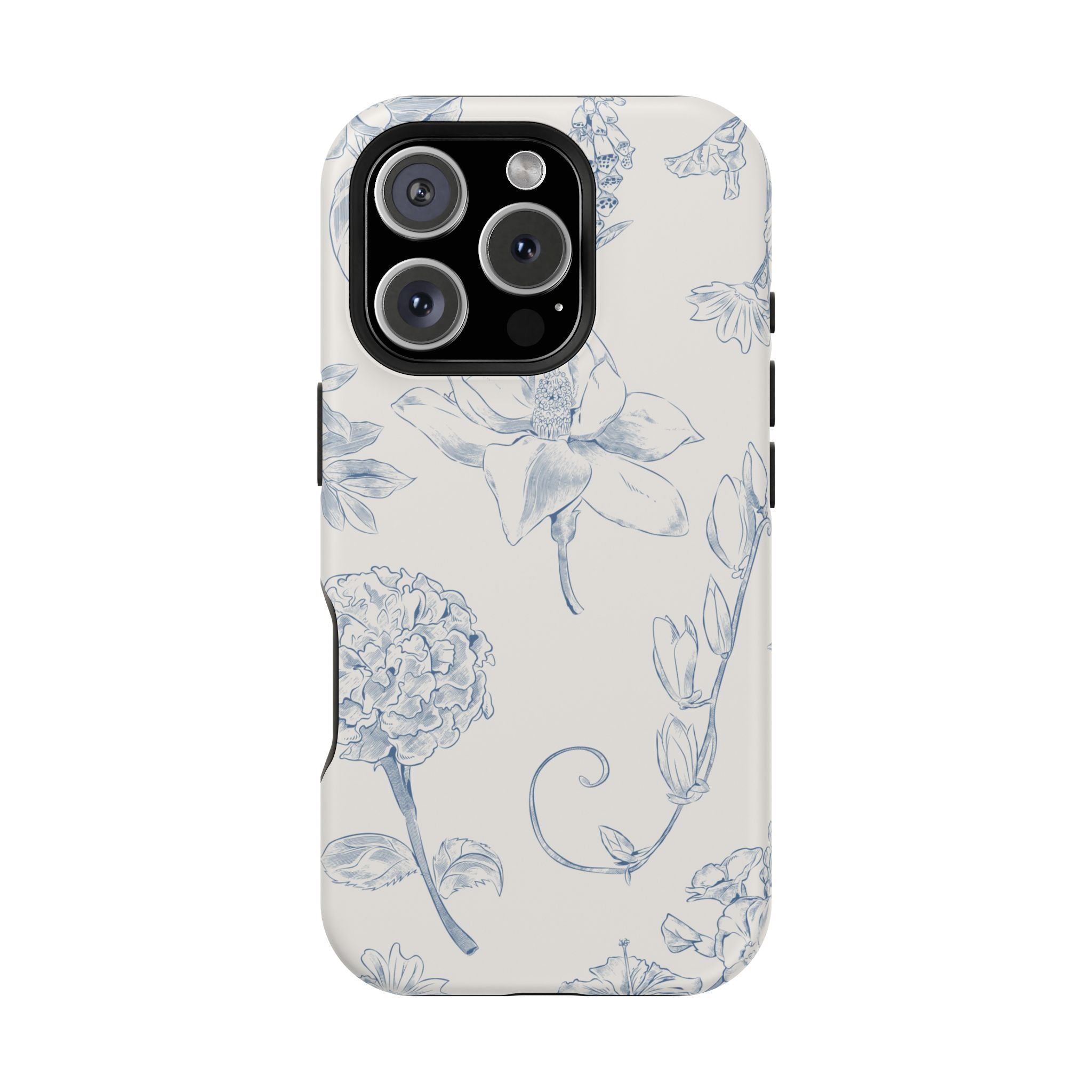 Vintage iPhone Case - Magnetic Floral Cover