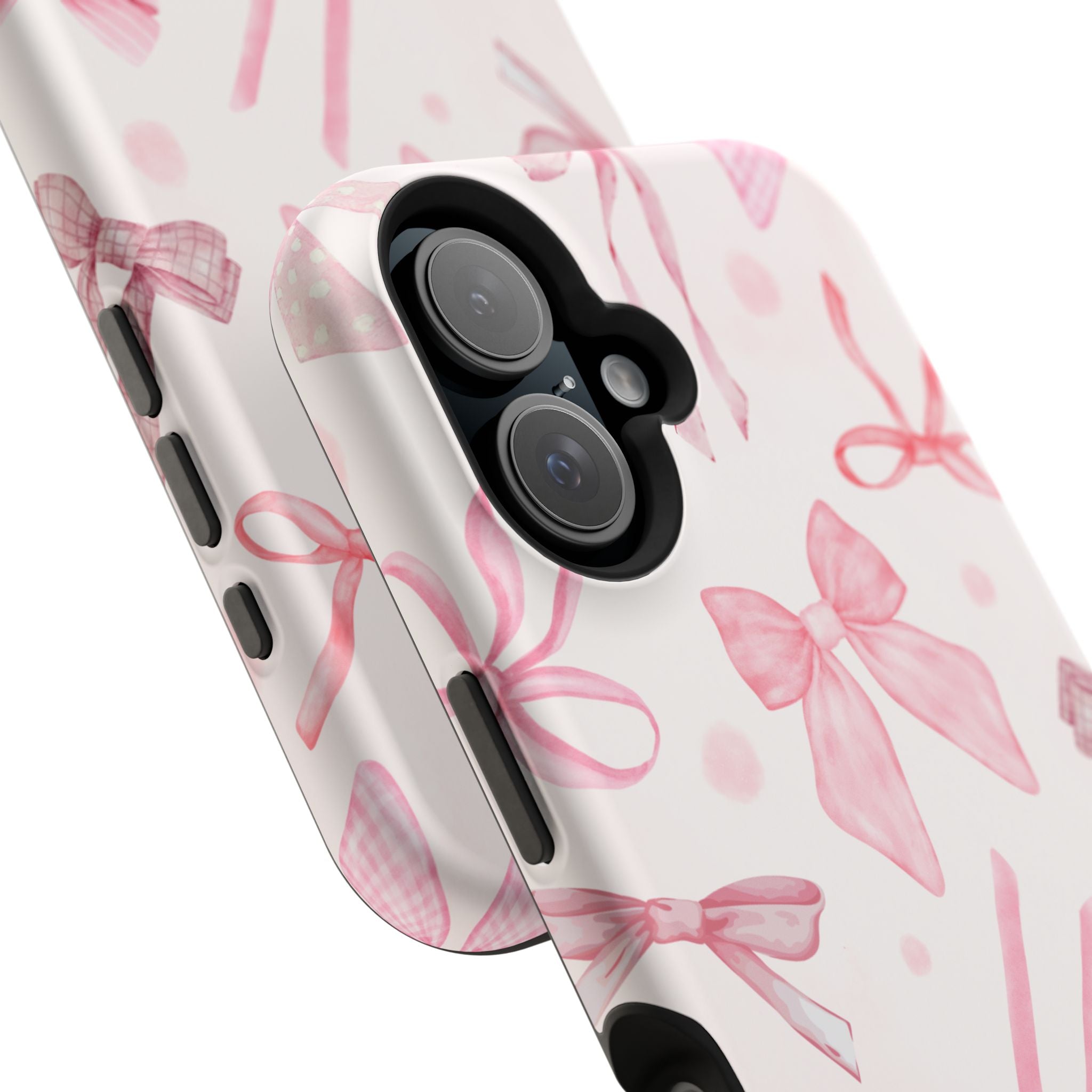 Feminine iPhone Case - Pink Bow Cover