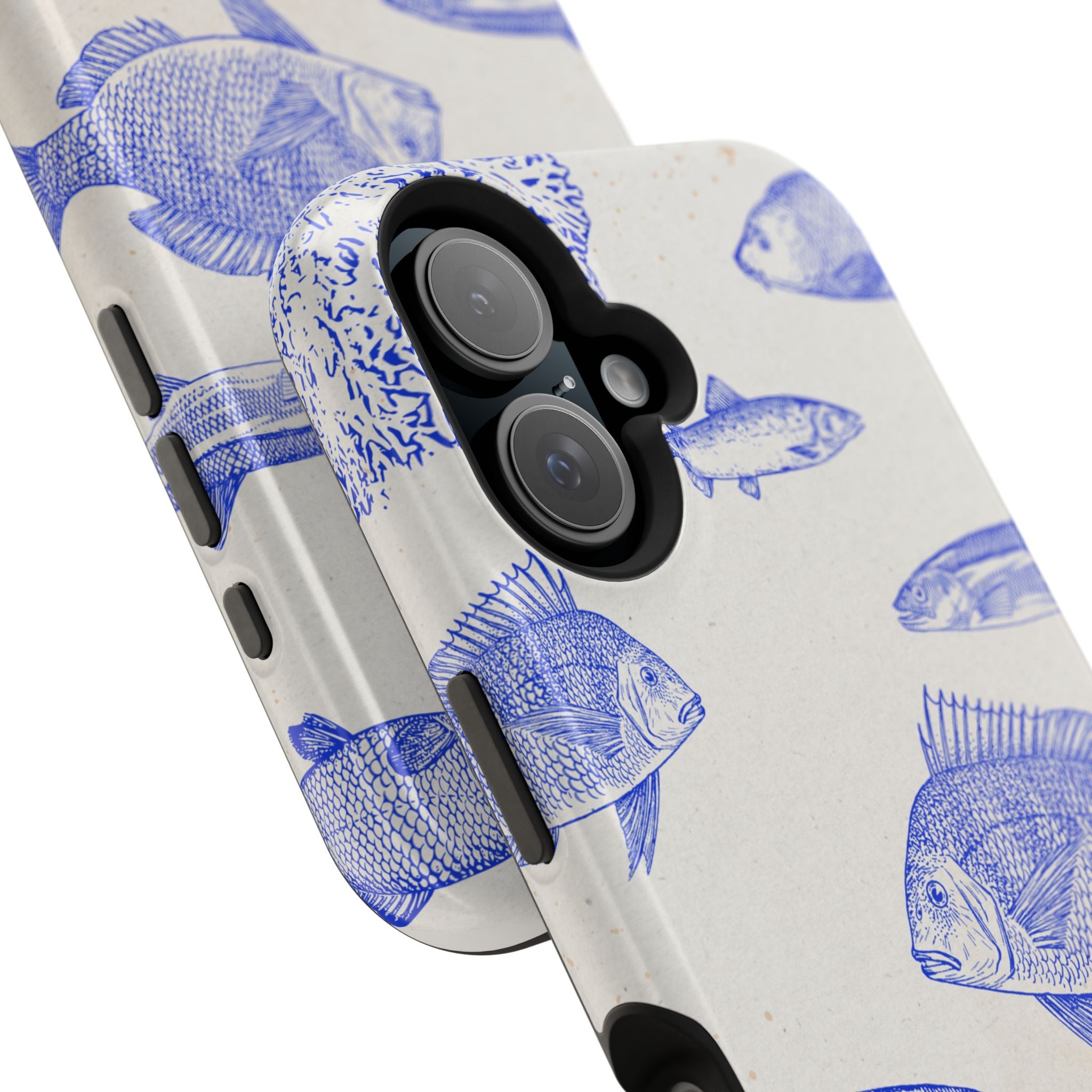 Marine iPhone 16 Case - Blue Coral Illustration