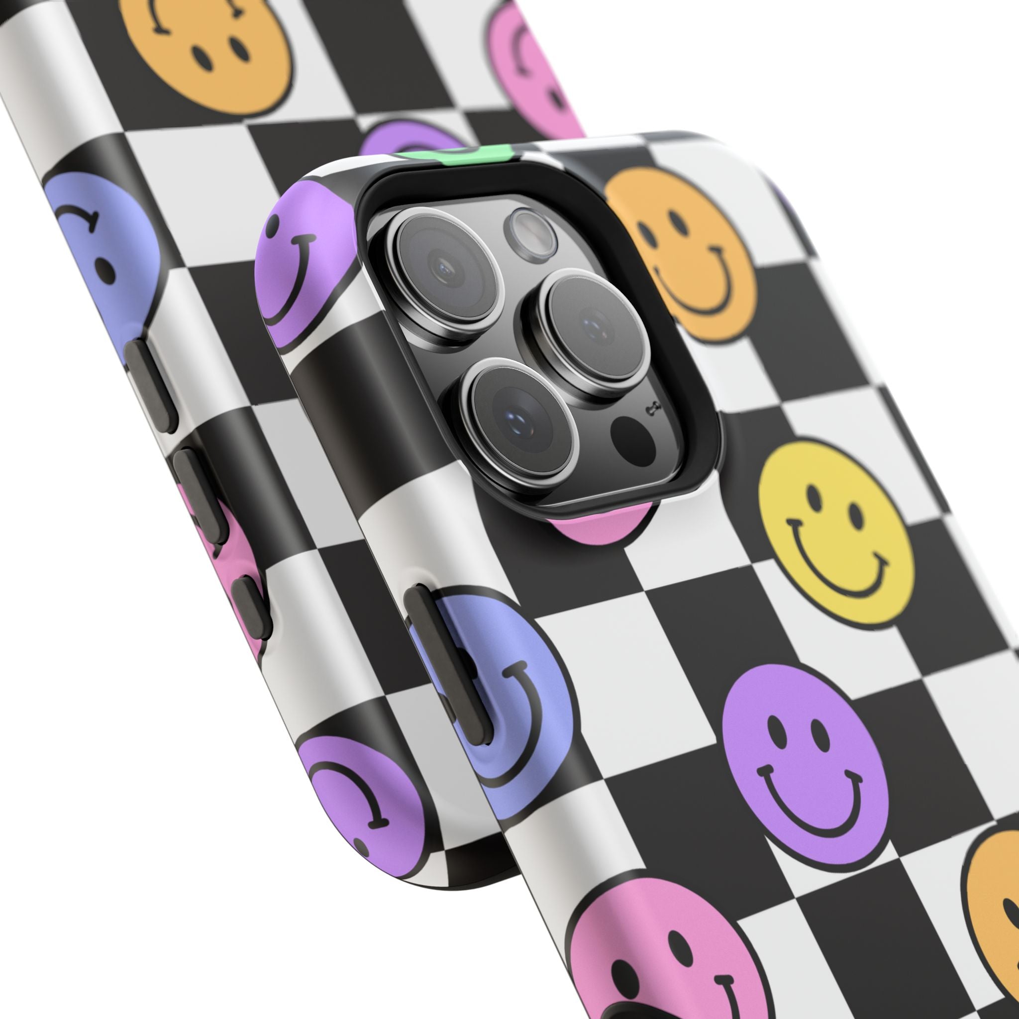 Playful Phone Case - Smiley Checkerboard