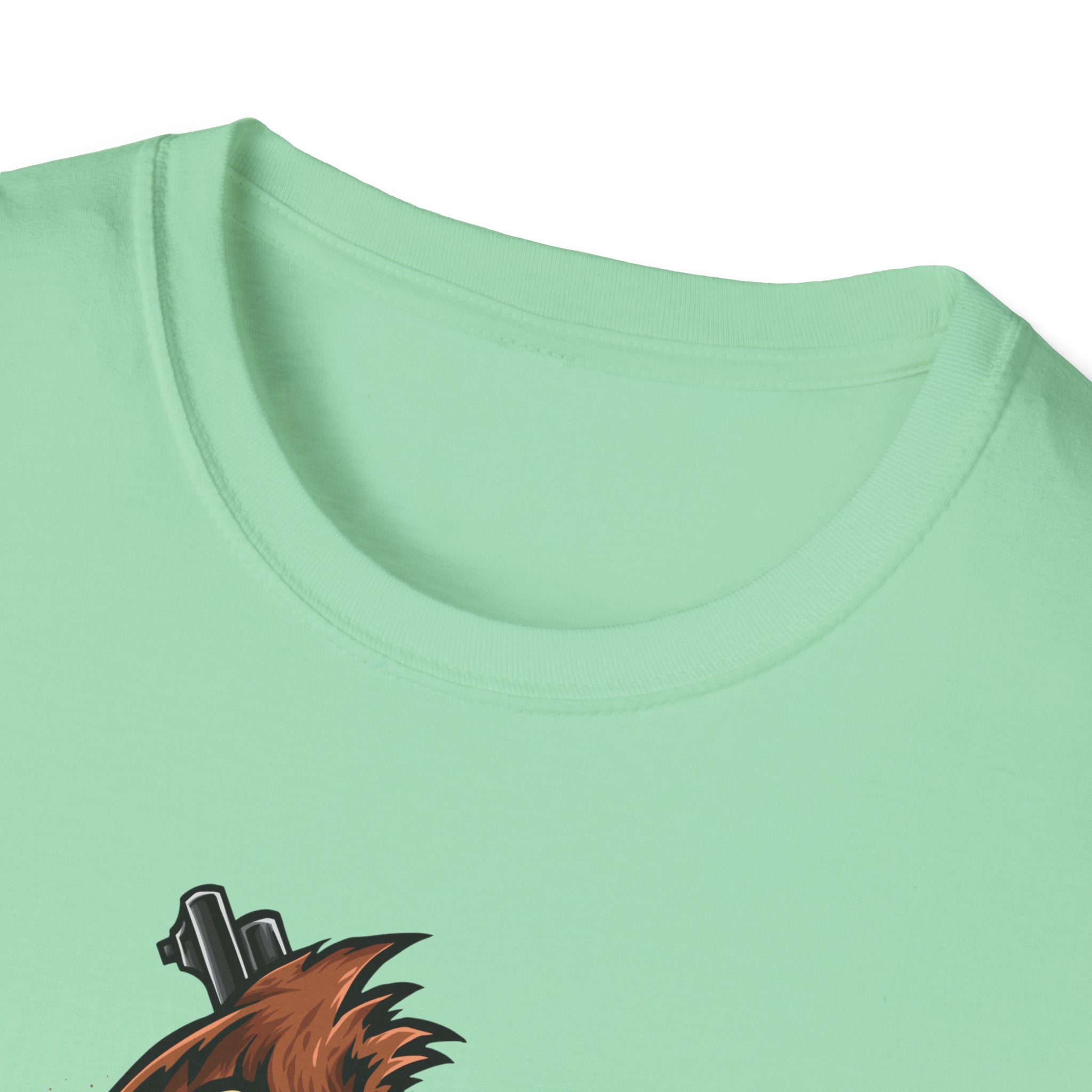 Grunge Gorilla Tee - Cartoon Weapon Shirt