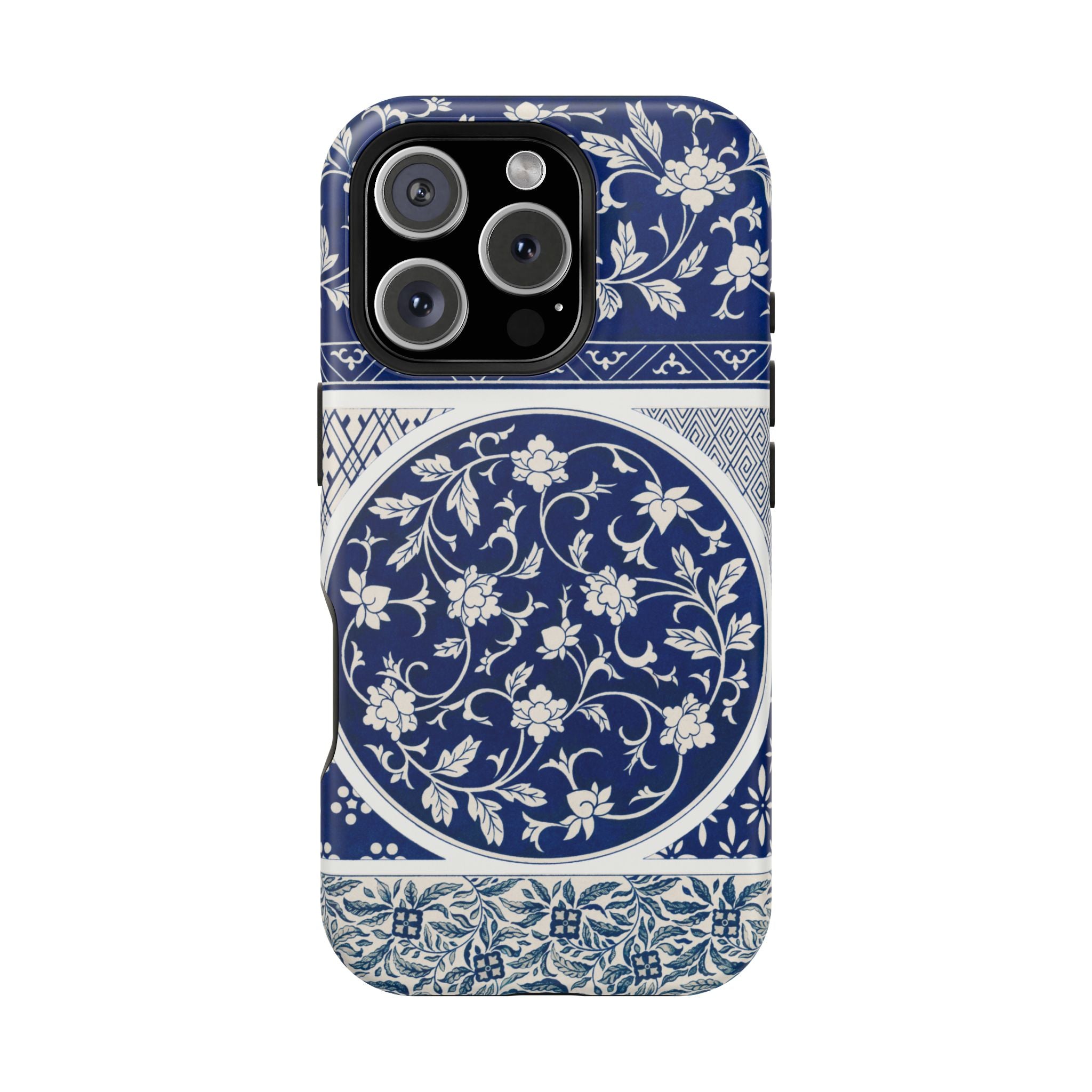 Traditional Chinese iPhone Case - Blue White Floral Case