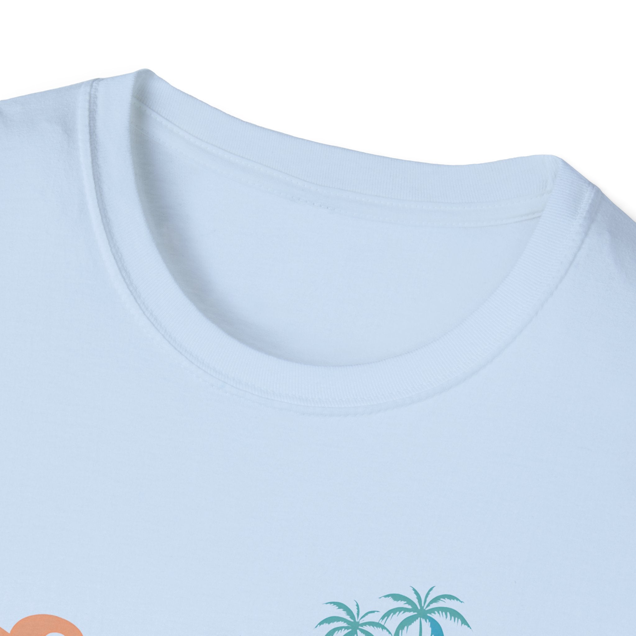 Tropical Sunset Tee - Retro Beach Shirt