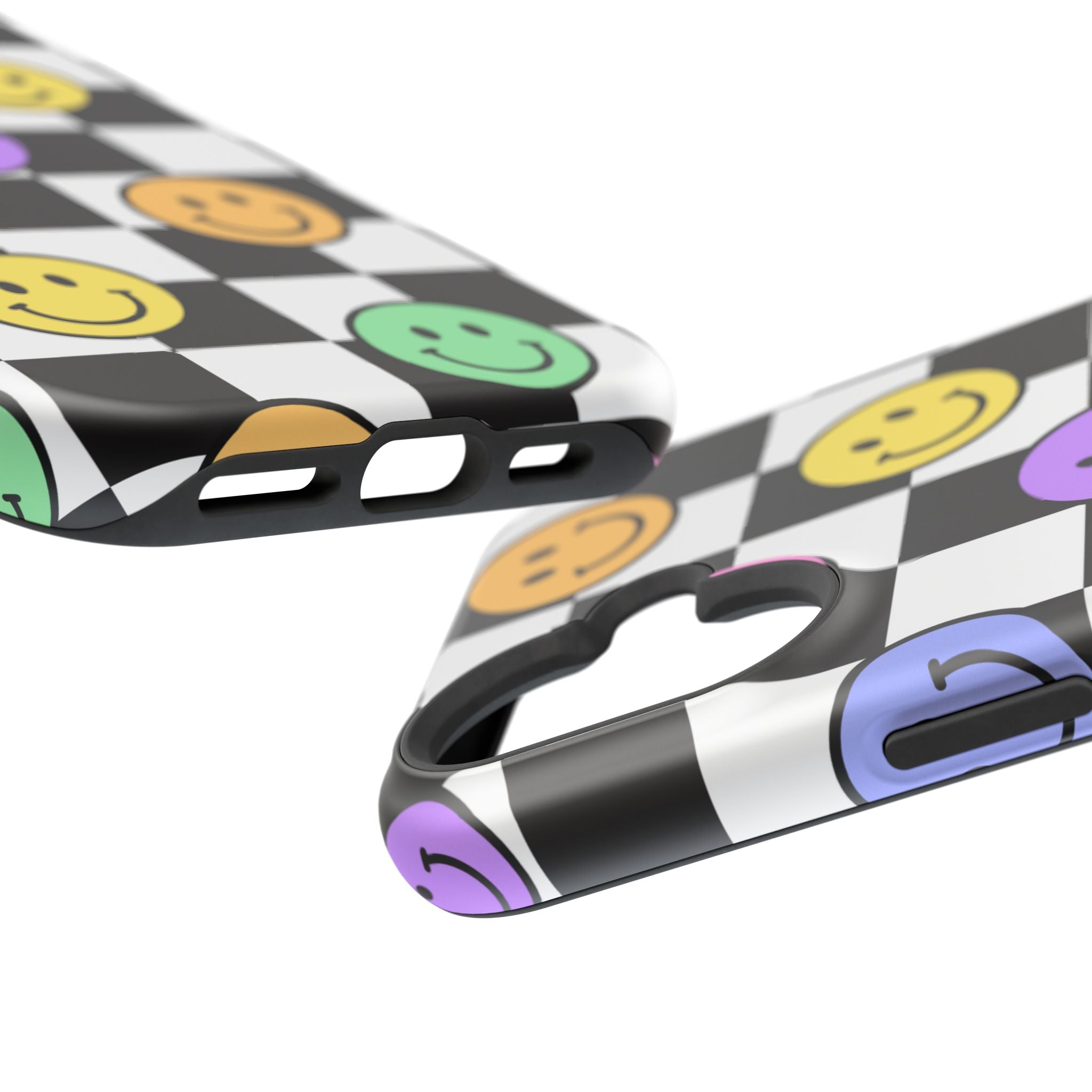 Playful Phone Case - Smiley Checkerboard