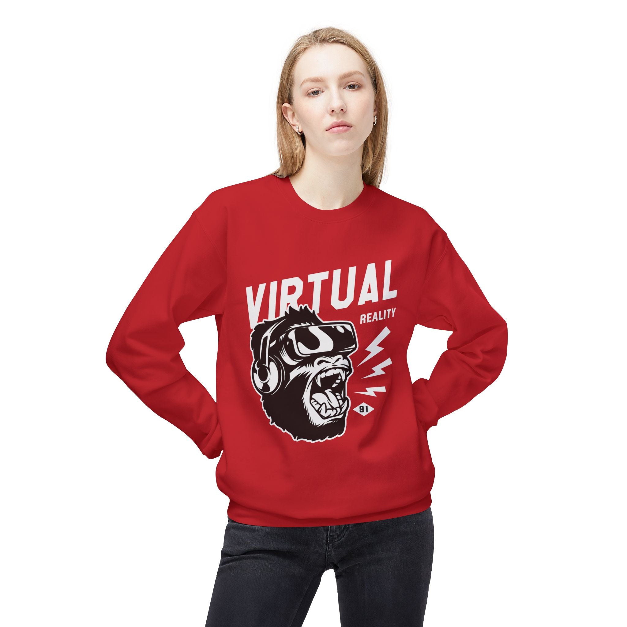 Virtual Reality Sweatshirt - Gaming Crew Neck