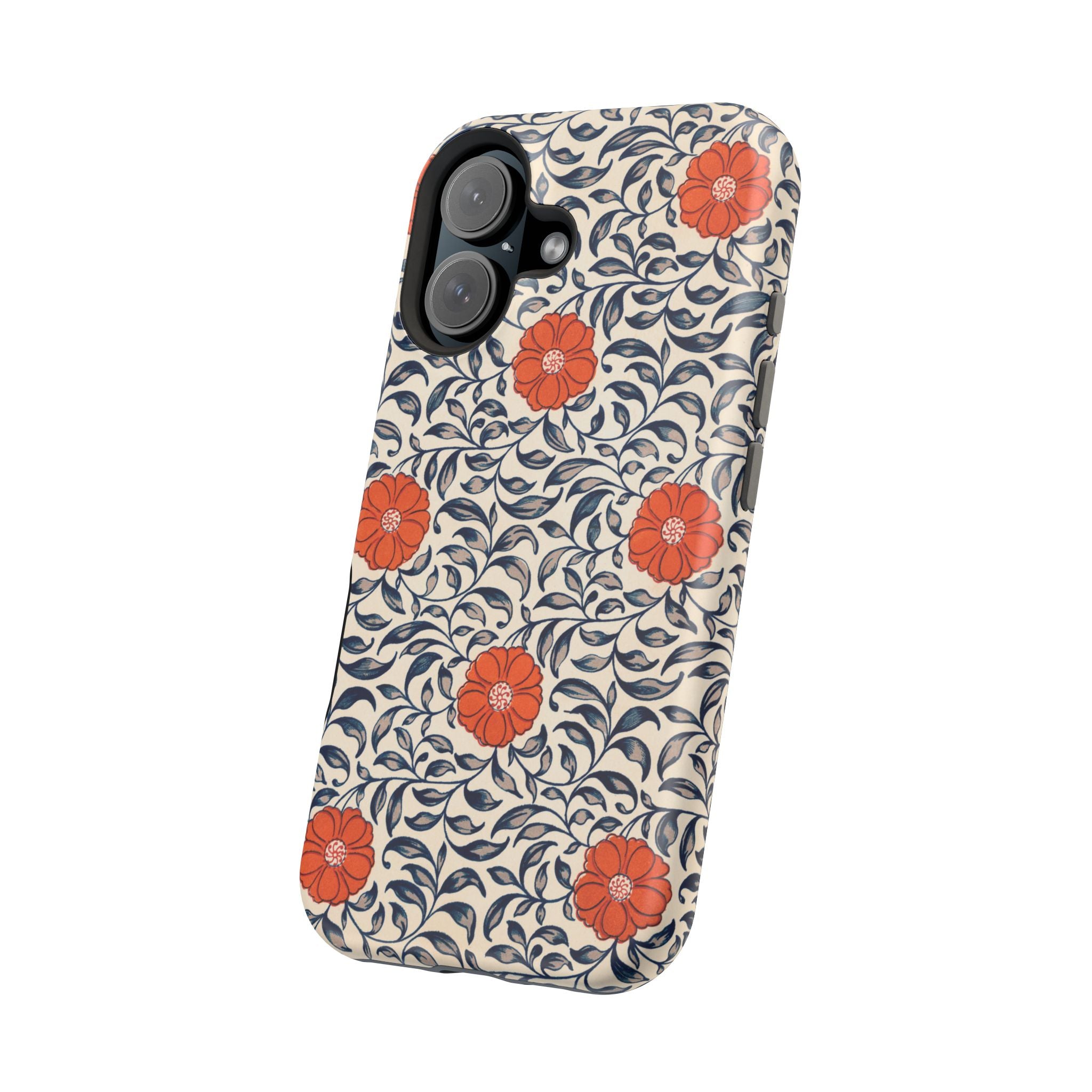 Floral Magnetic Case - iPhone 16 Cover