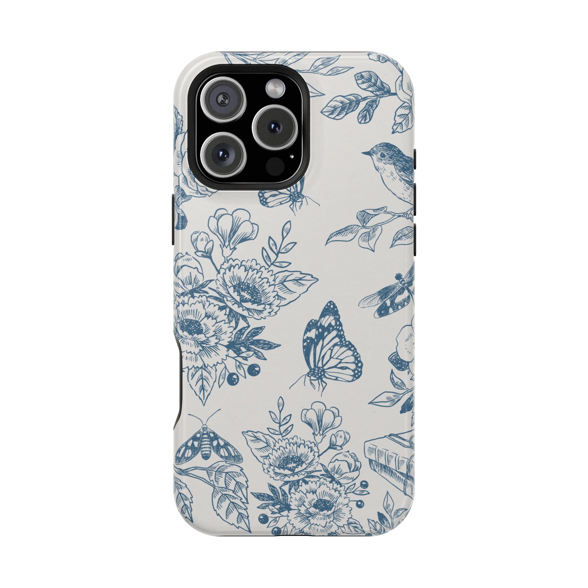 Nature iPhone Case - Floral Butterfly Cover