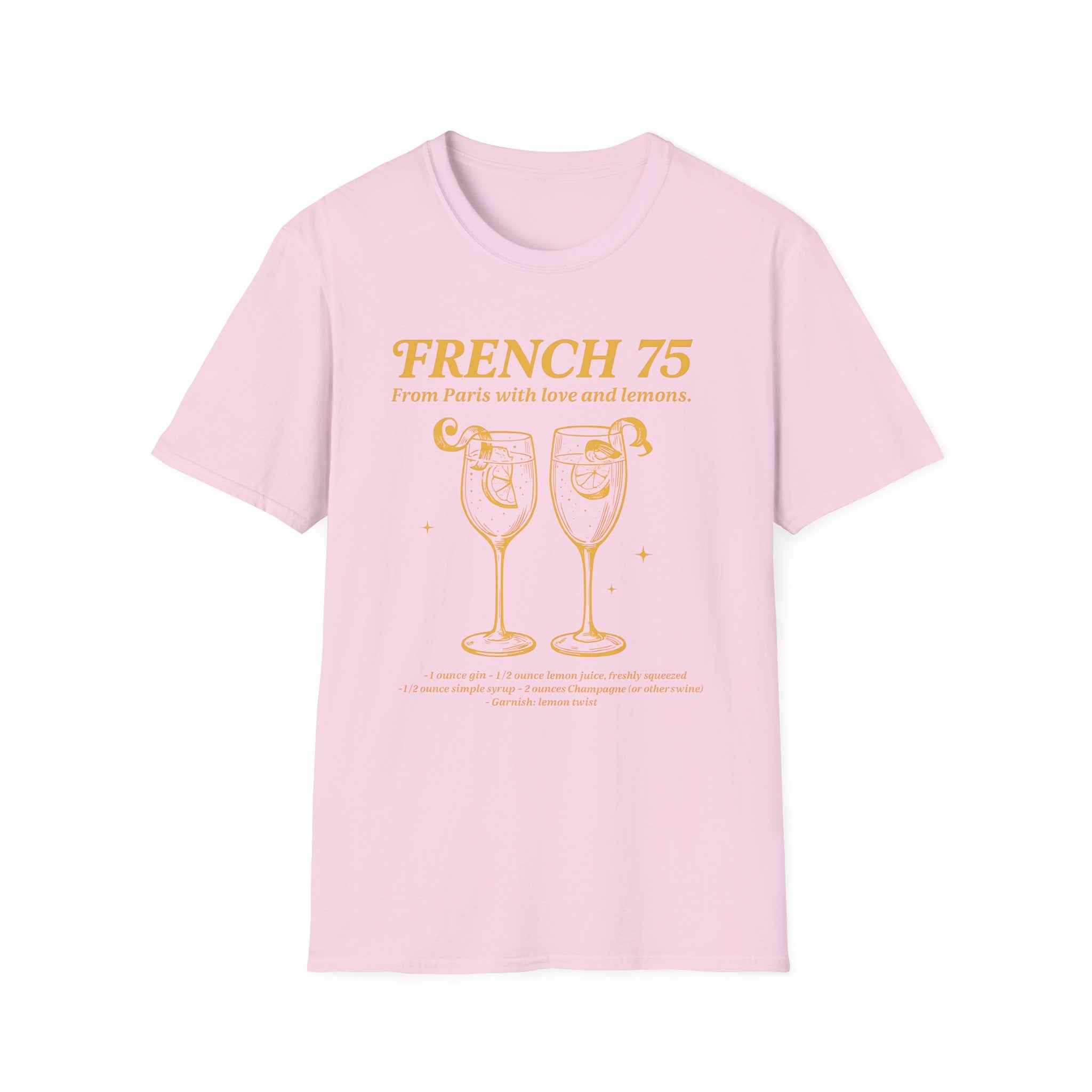 Vintage Womens Tee - French 75 Shirt