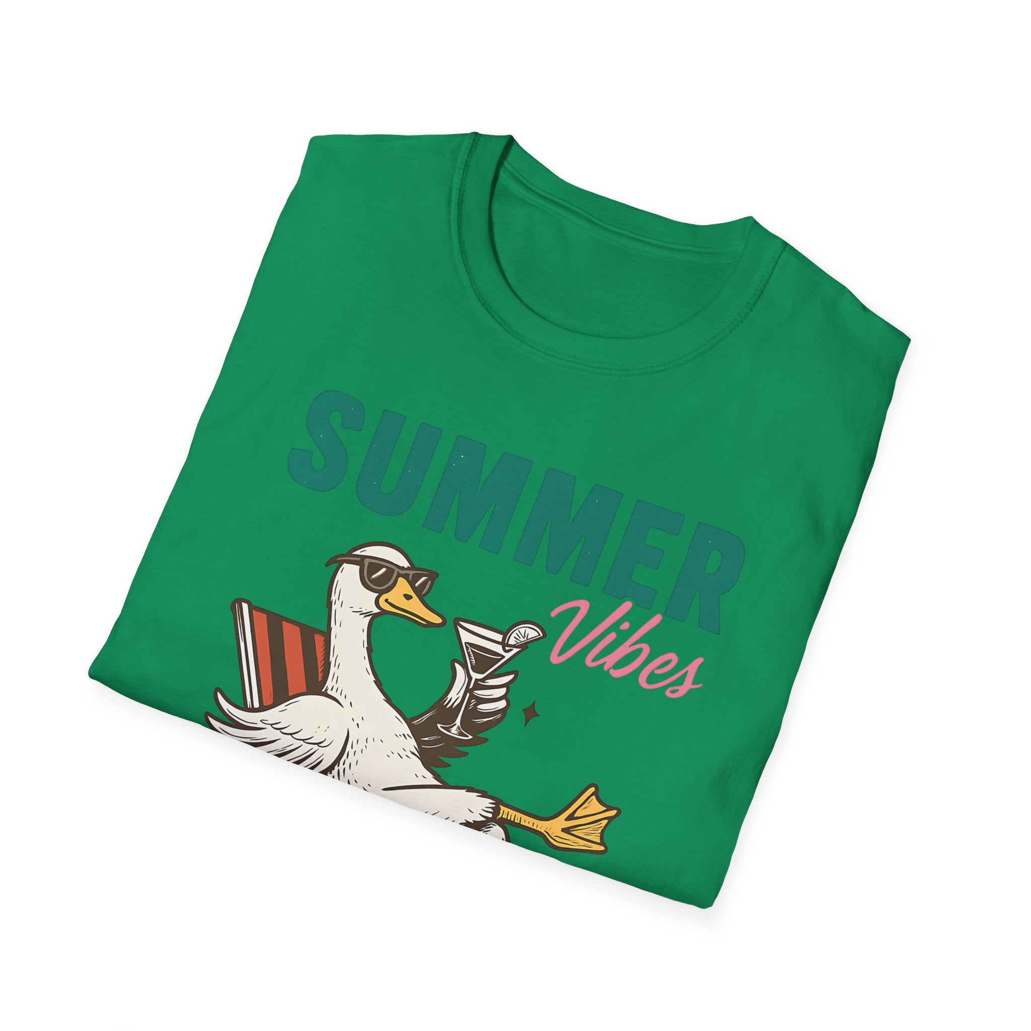 Playful Duck T-Shirt - Summer Beach Shirt