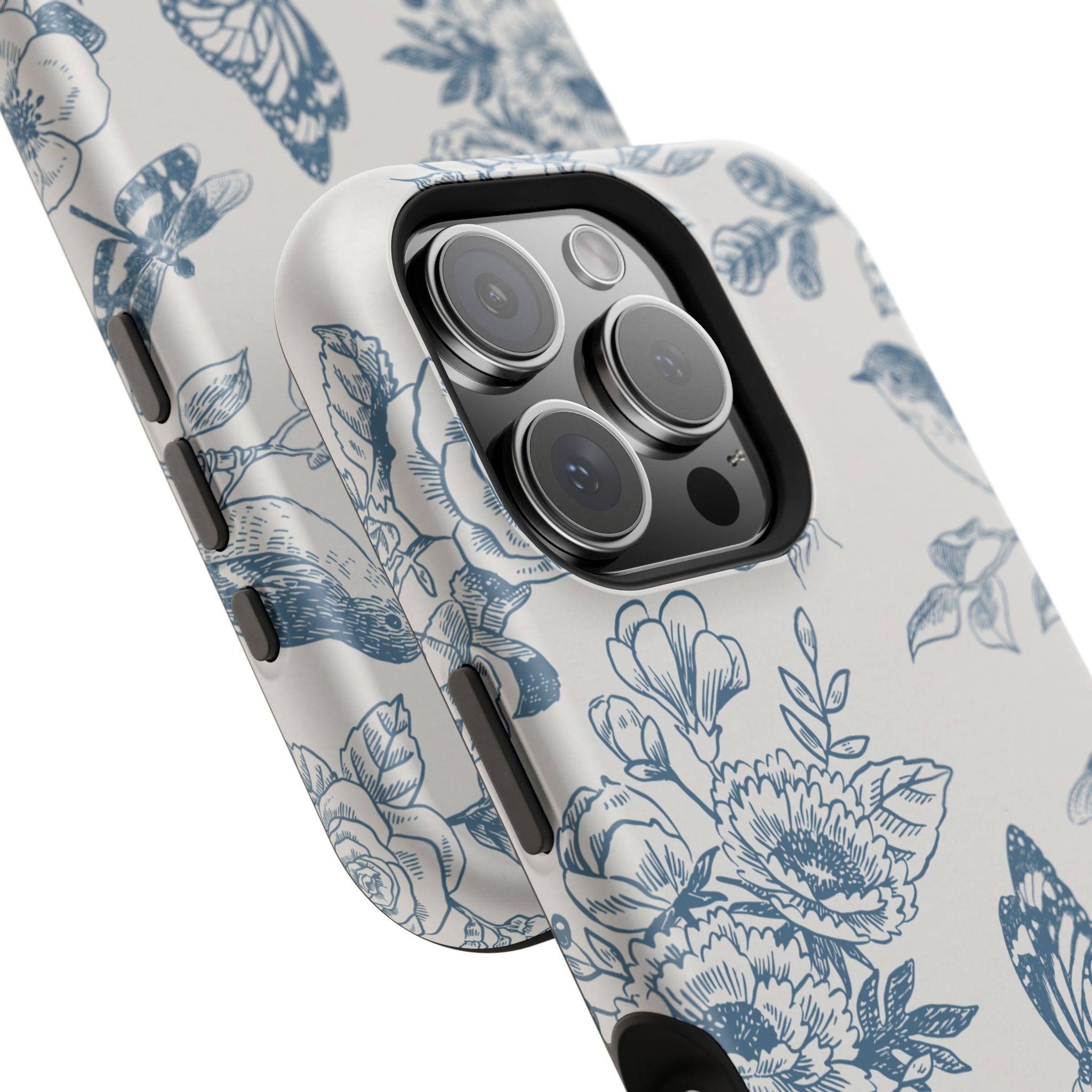 Nature iPhone Case - Floral Butterfly Cover