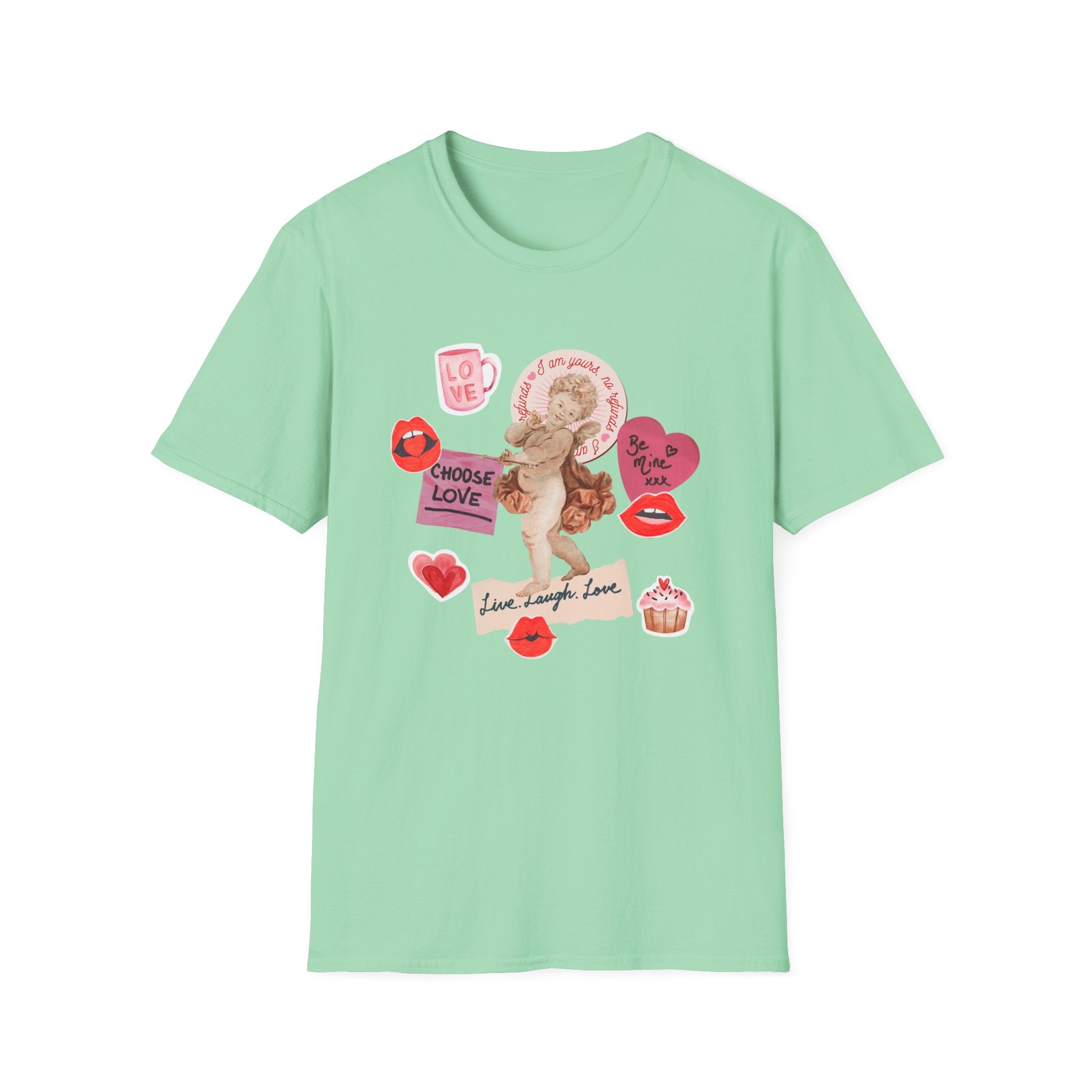 Romantic Graphic Tee - Love Slogan Shirt