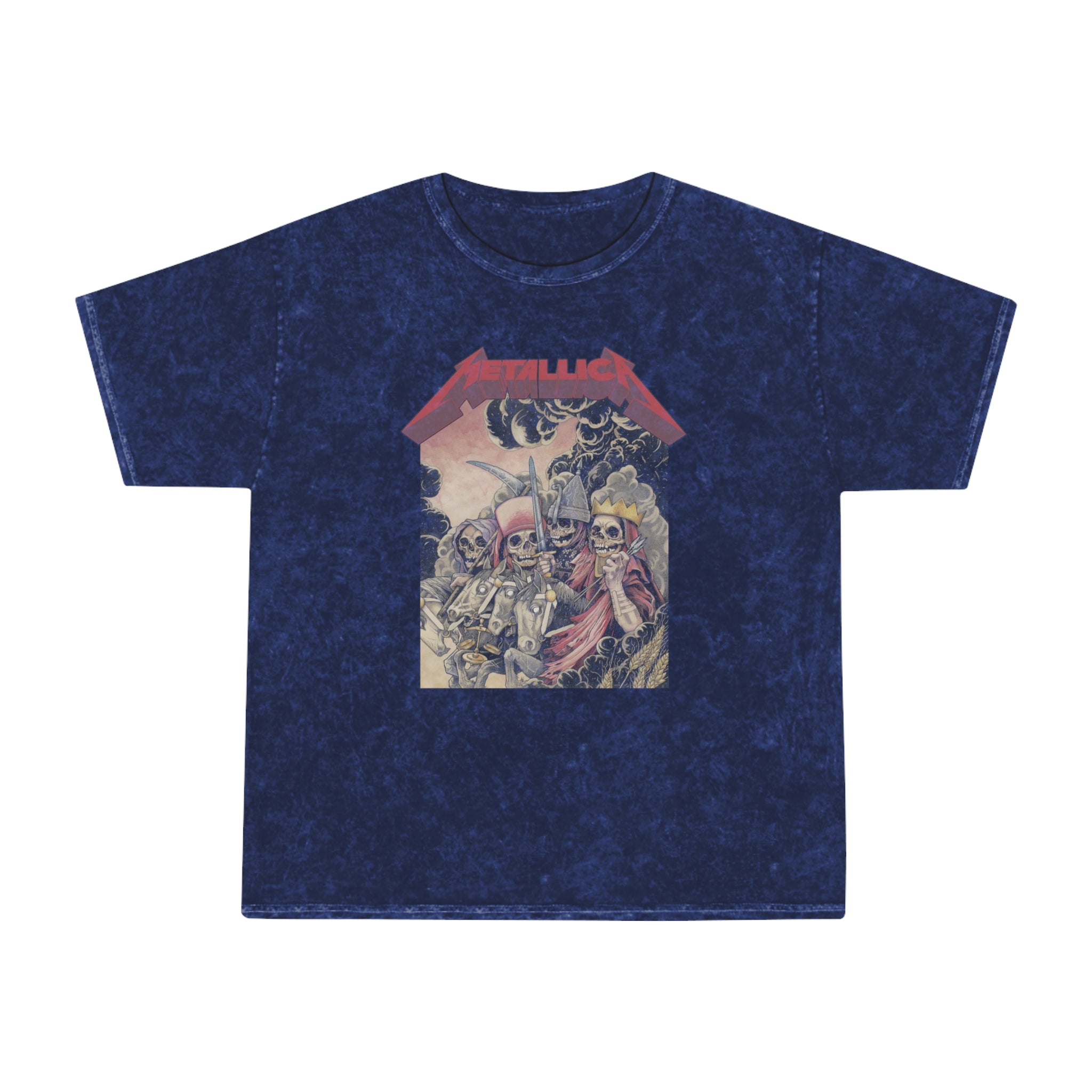 Mineral Wash T-Shirt - Metallica Vintage Tee