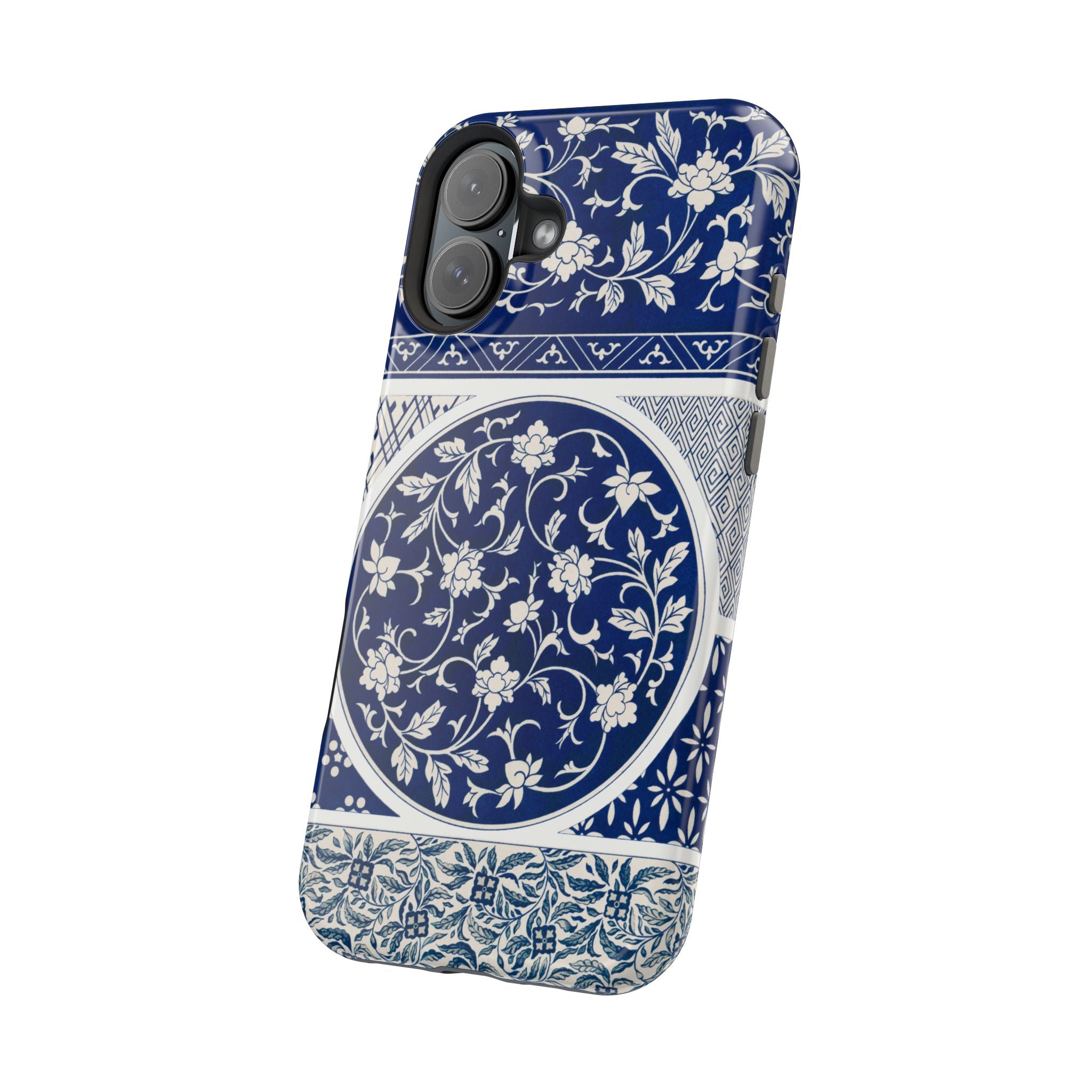 Traditional Chinese iPhone Case - Blue White Floral Case