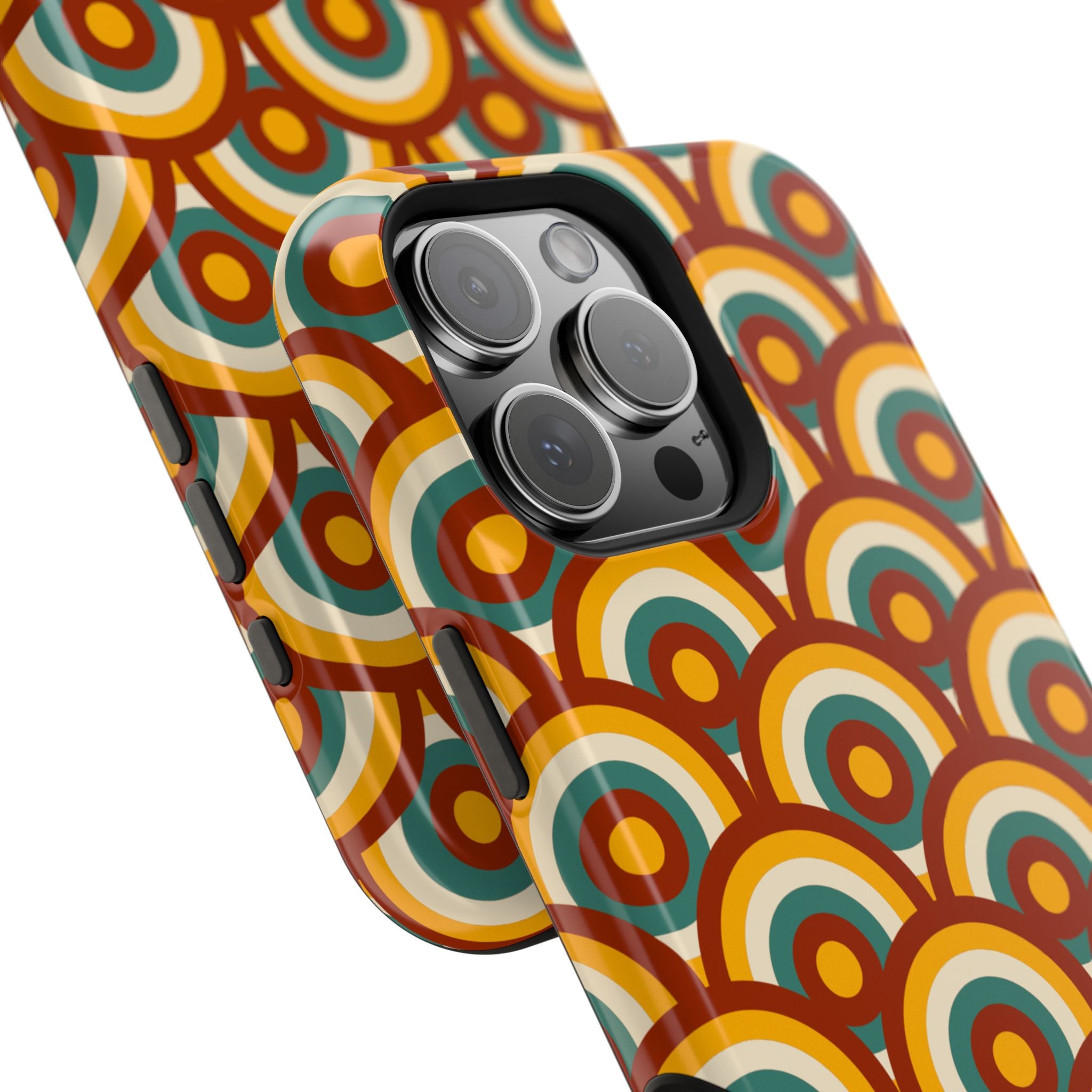 Retro iPhone Case - Geometric Phone Cover