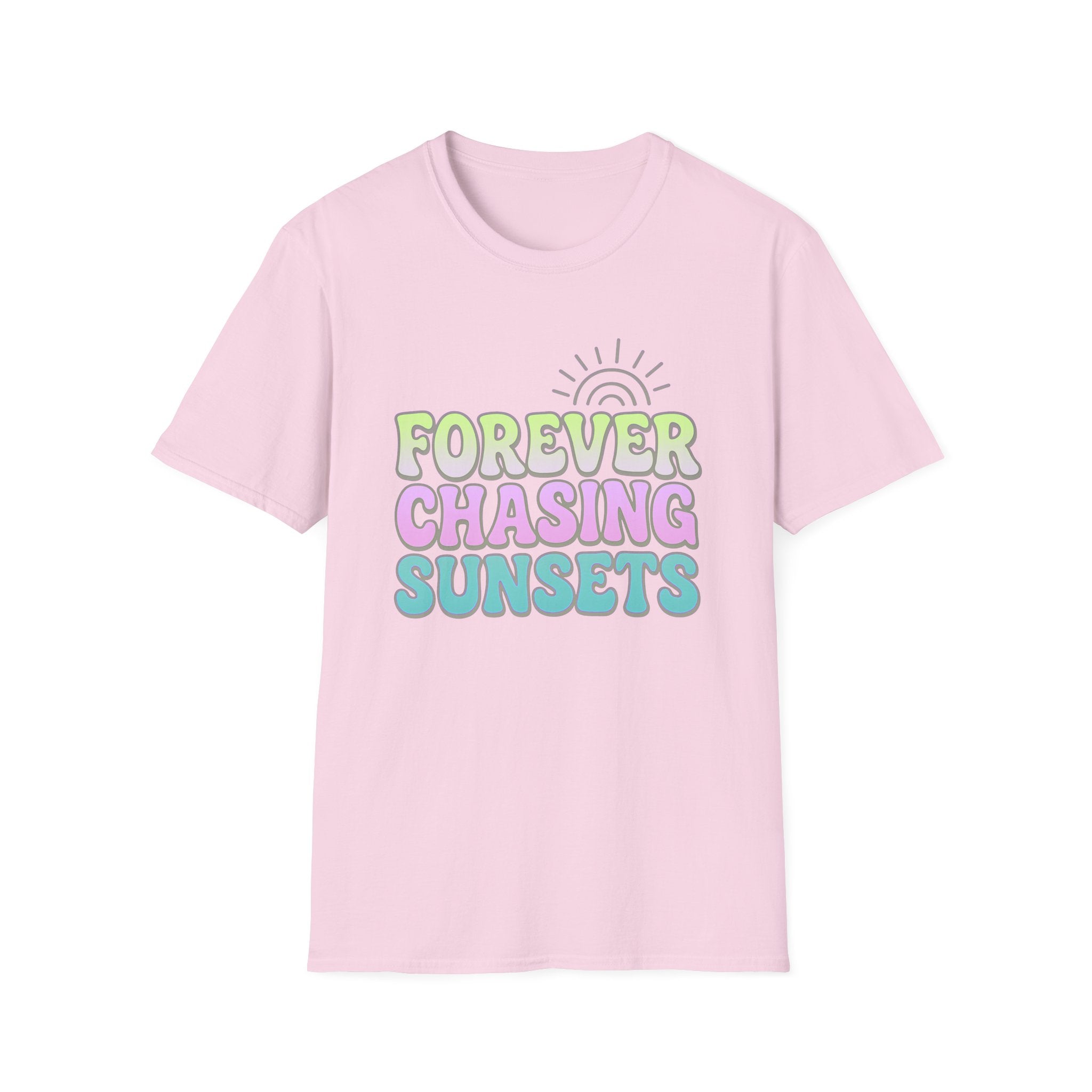 Pastel Womens Tee - Chasing Sunsets Shirt