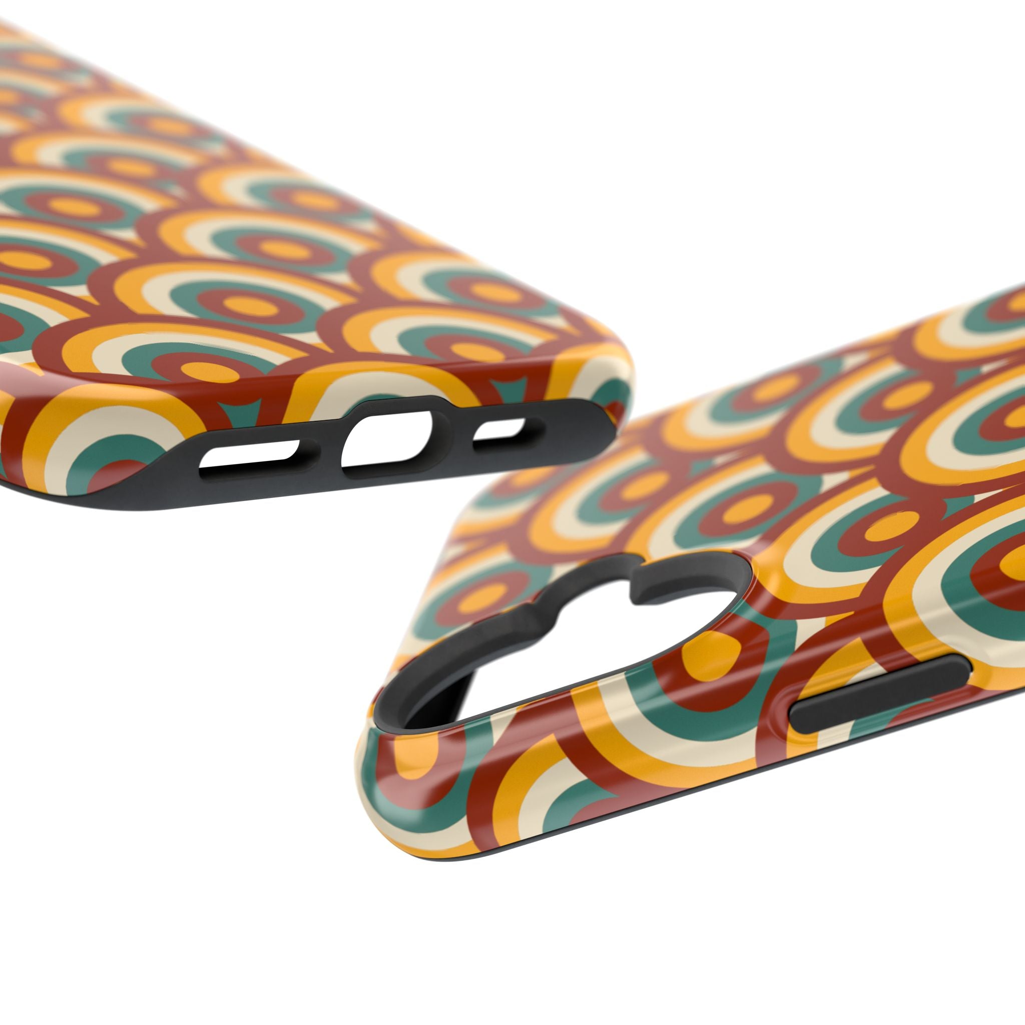 Retro iPhone Case - Geometric Phone Cover
