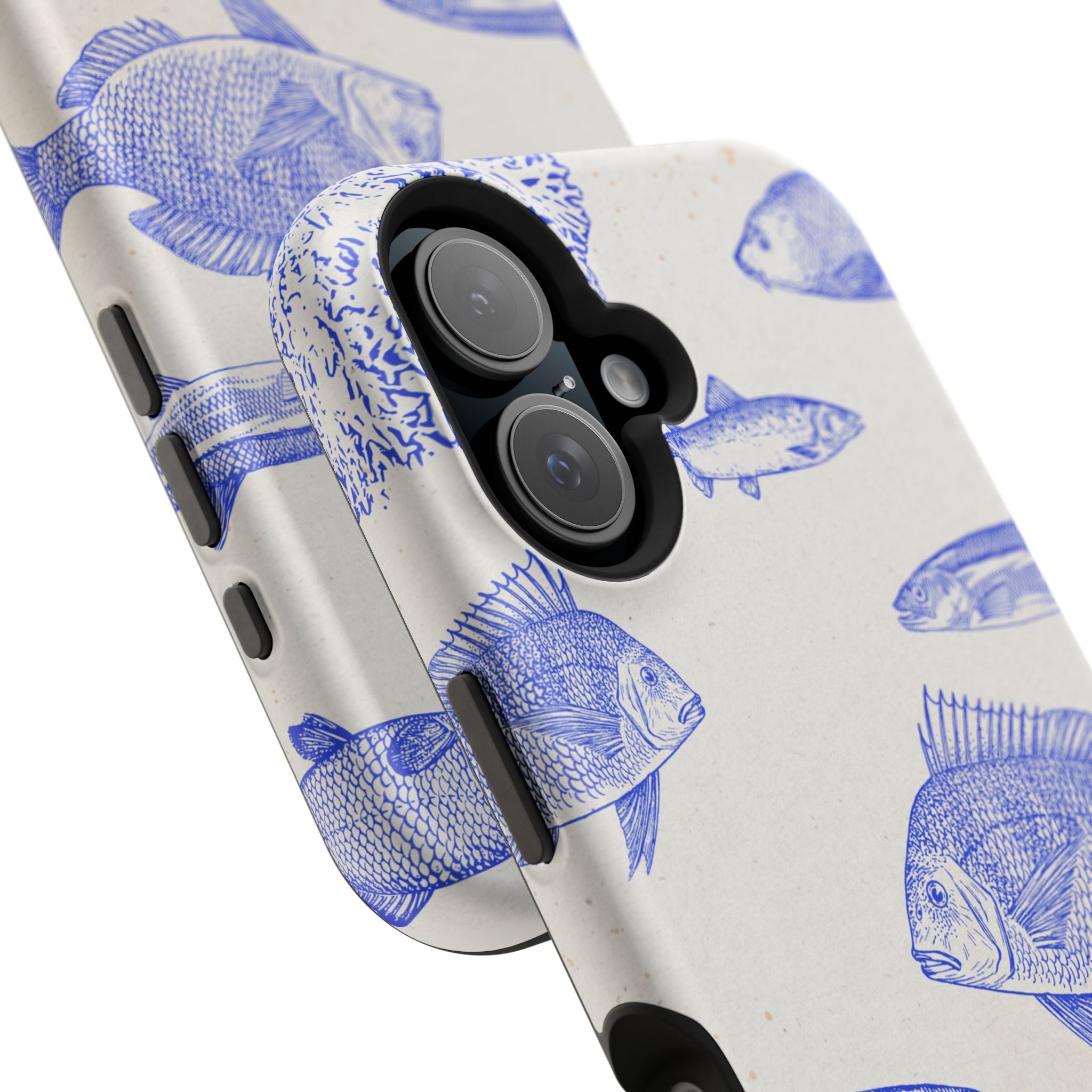 Marine iPhone 16 Case - Blue Coral Illustration