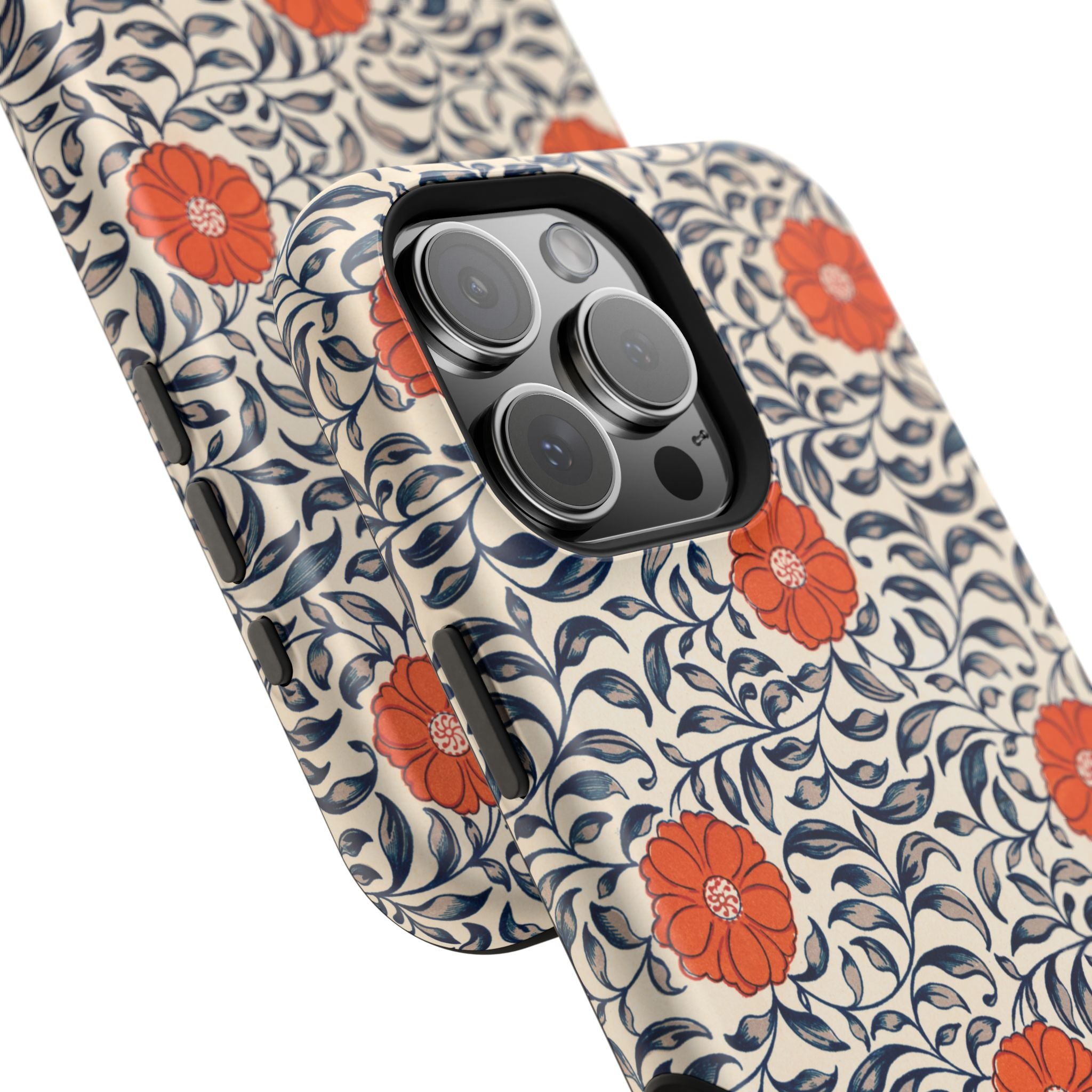 Floral Magnetic Case - iPhone 16 Cover