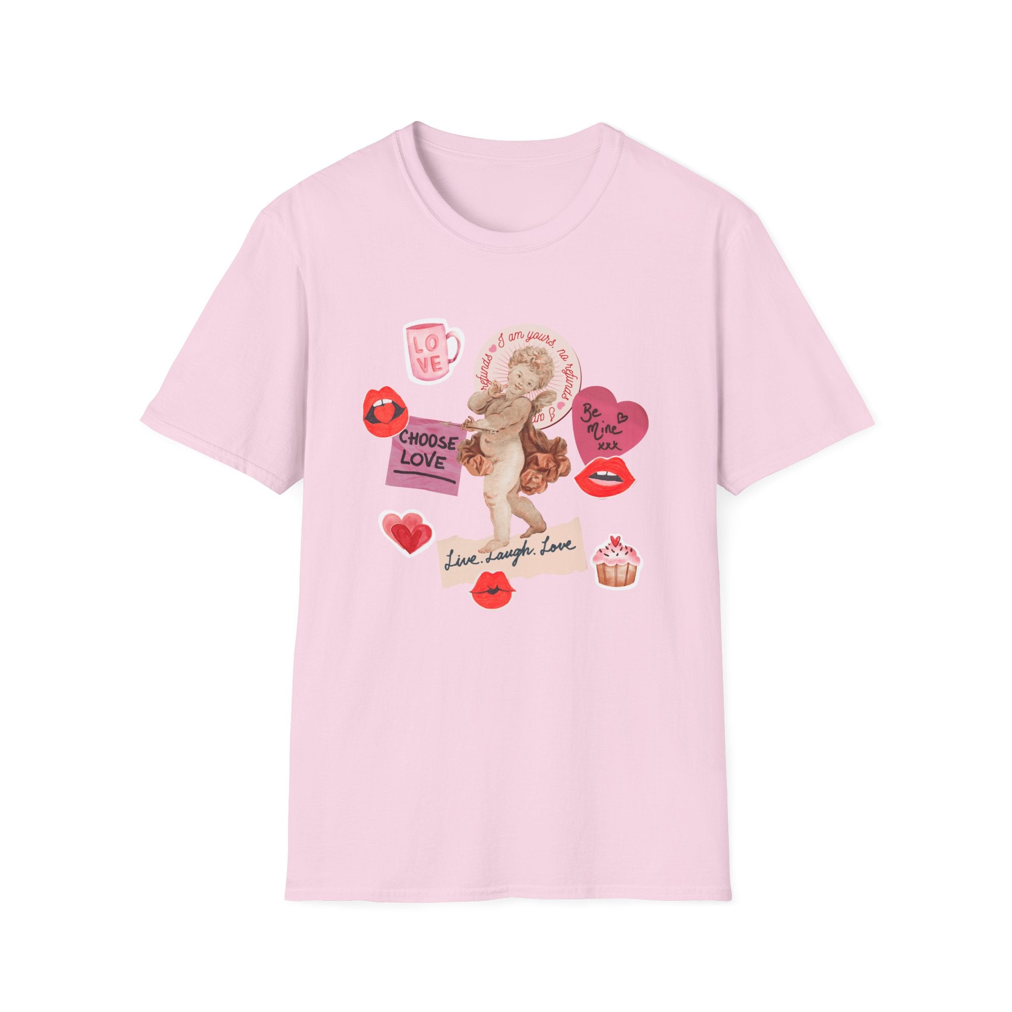 Romantic Graphic Tee - Love Slogan Shirt