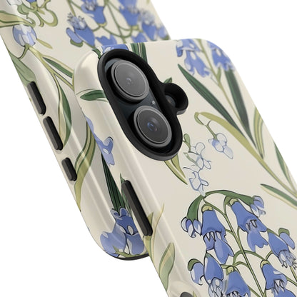 Bluebell Floral iPhone 16 Case – Delicate Wildflower Botanical Design for iPhone 16, 16 Pro, 16 Pro Max & 16 Plus