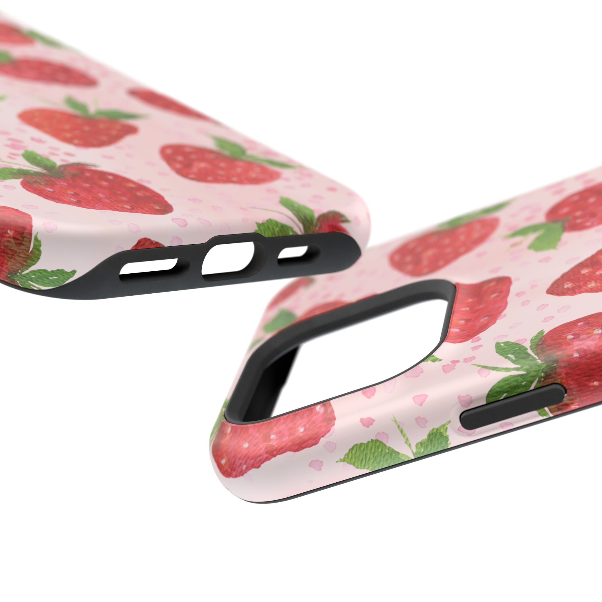 Fruit iPhone 16 Case - Strawberry Pattern Cover