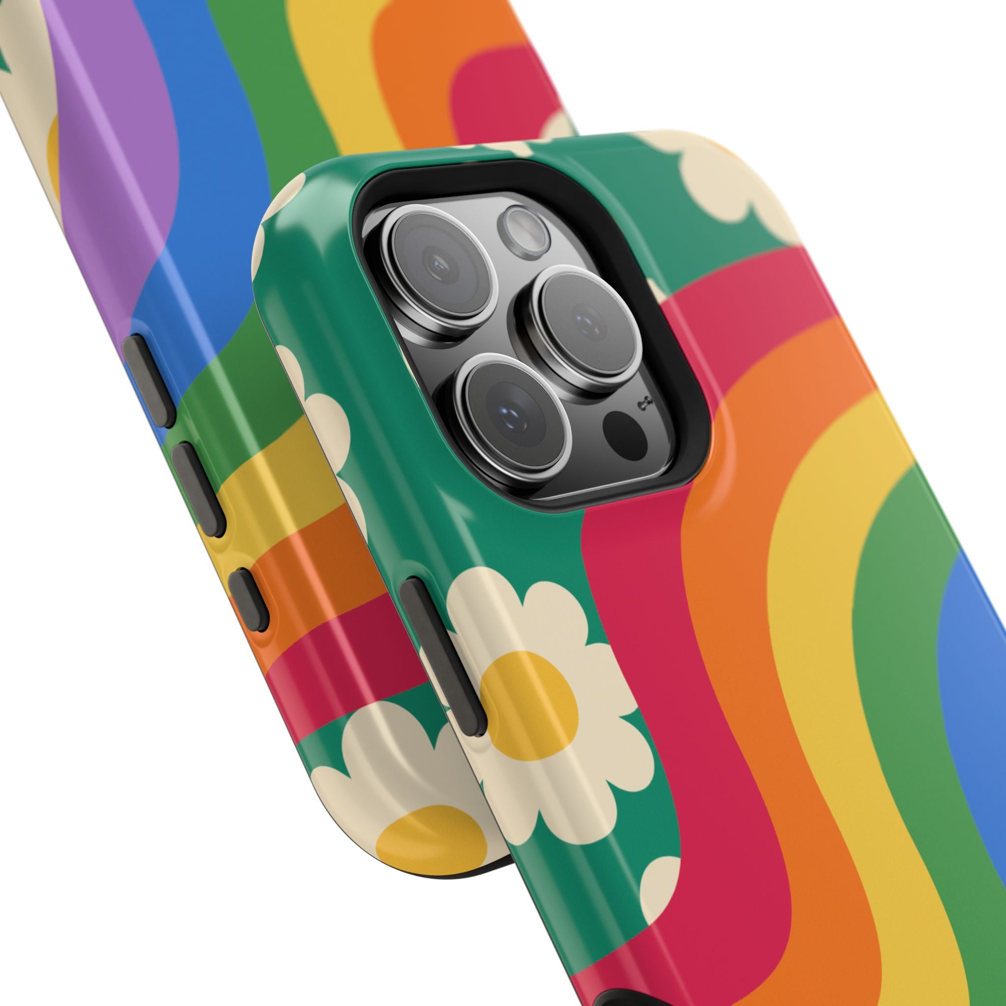 Vintage iPhone Tough Case - Retro Magnetic Cover