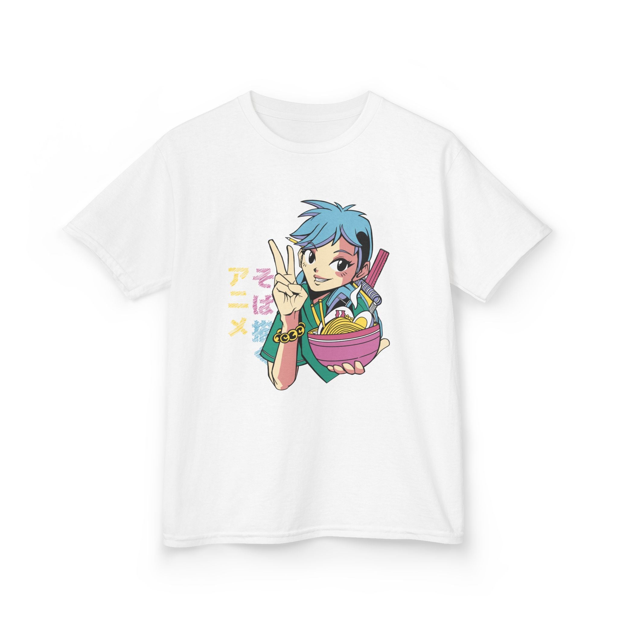 Anime Kids Shirt - Ramen Cartoon Tee
