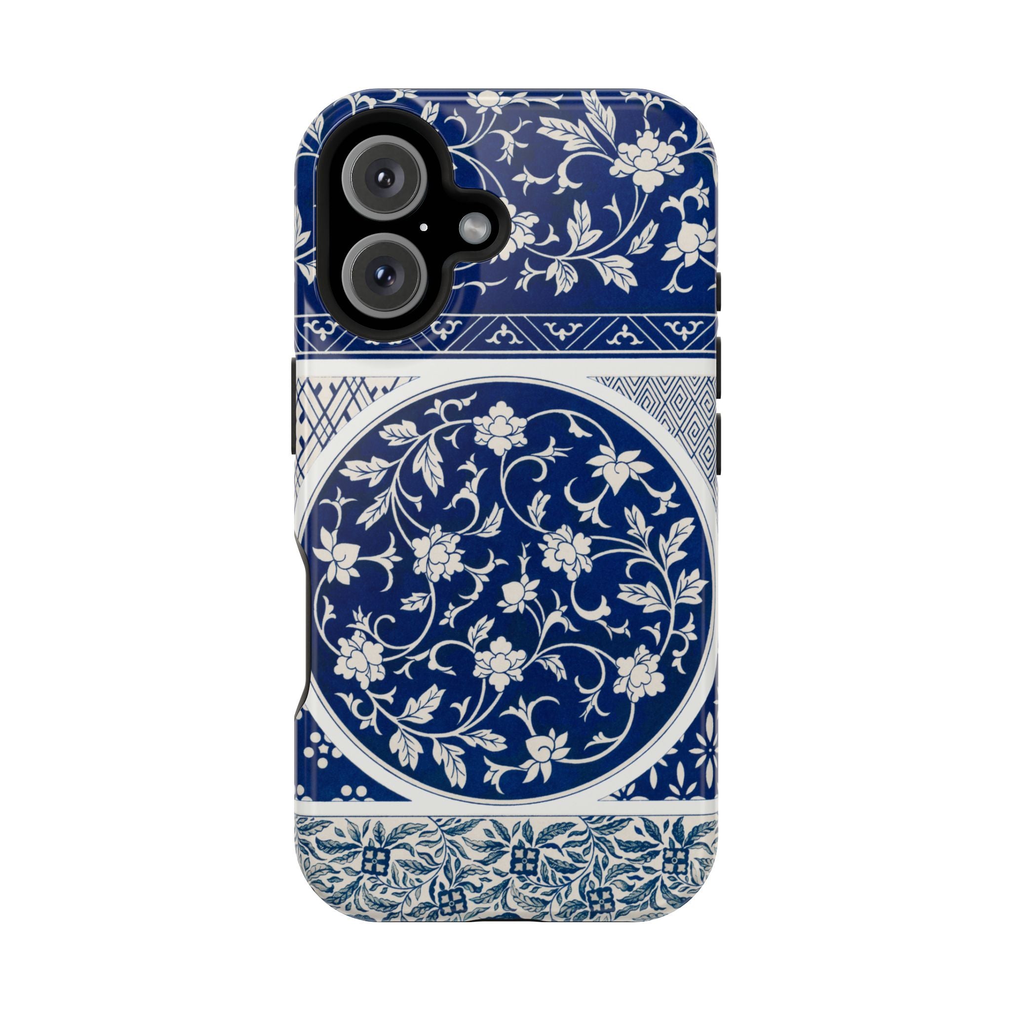 Traditional Chinese iPhone Case - Blue White Floral Case