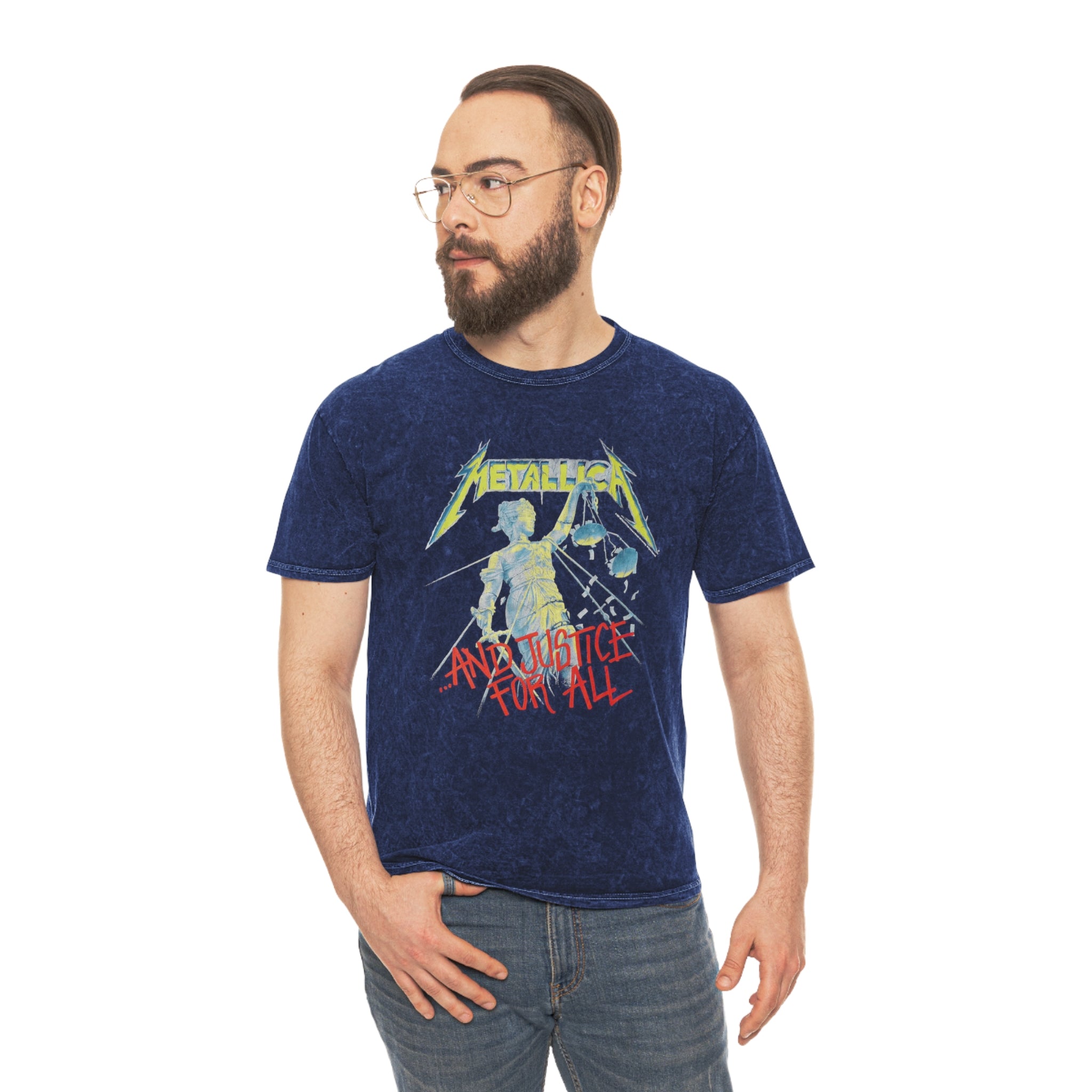 Mineral Wash T-Shirt - Metallica Vintage Tee