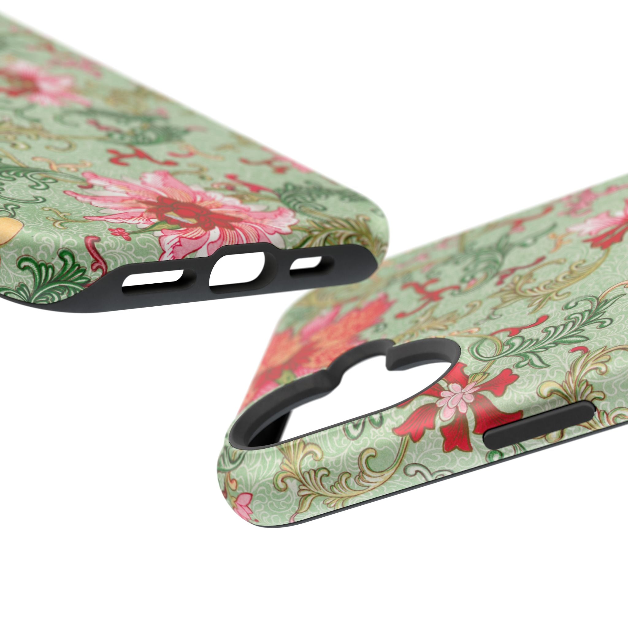 Vintage iPhone Case - Magnetic Floral Cover