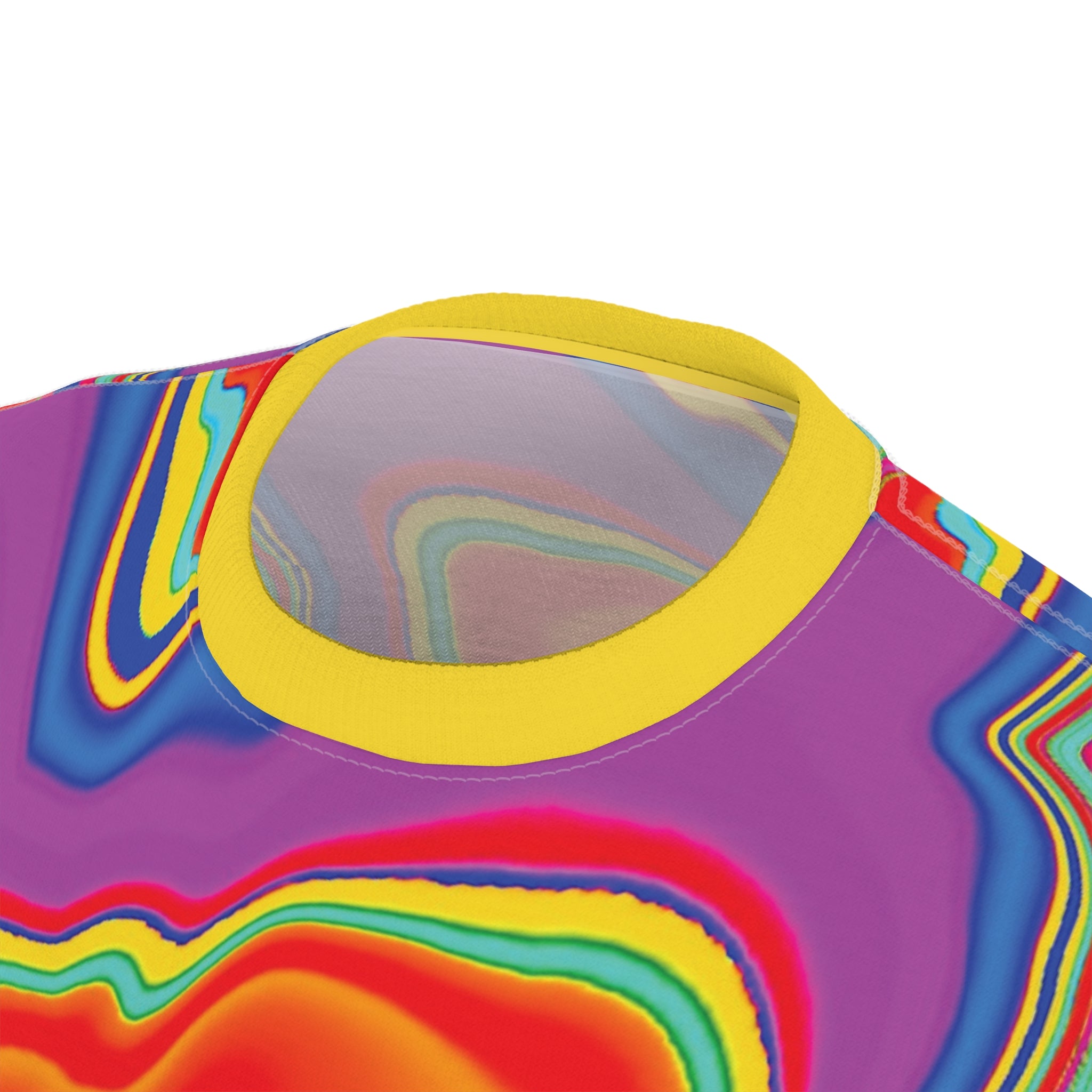 Marble Psychedelic Tee - Unisex Cut & Sew T-Shirt