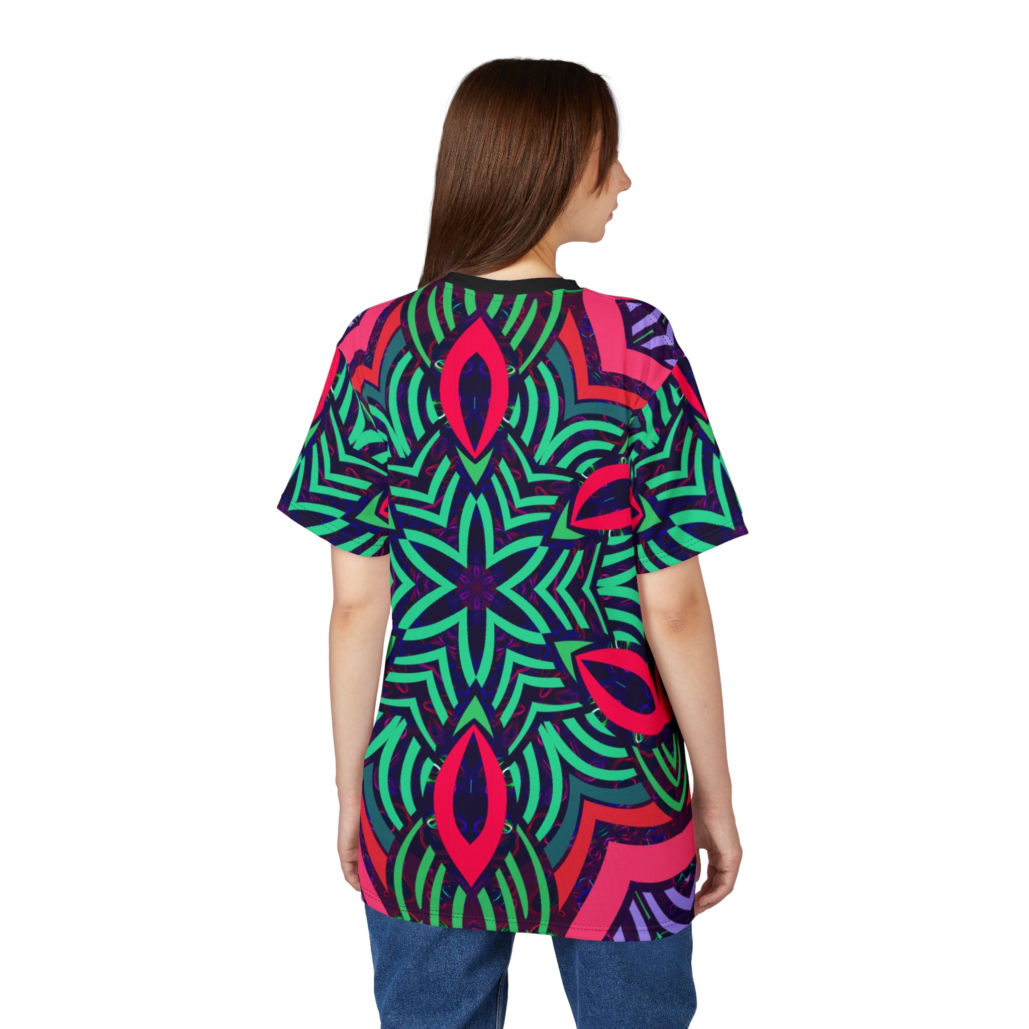 Psychedelic Artwork Tee - Unisex Cut & Sew T-Shirt