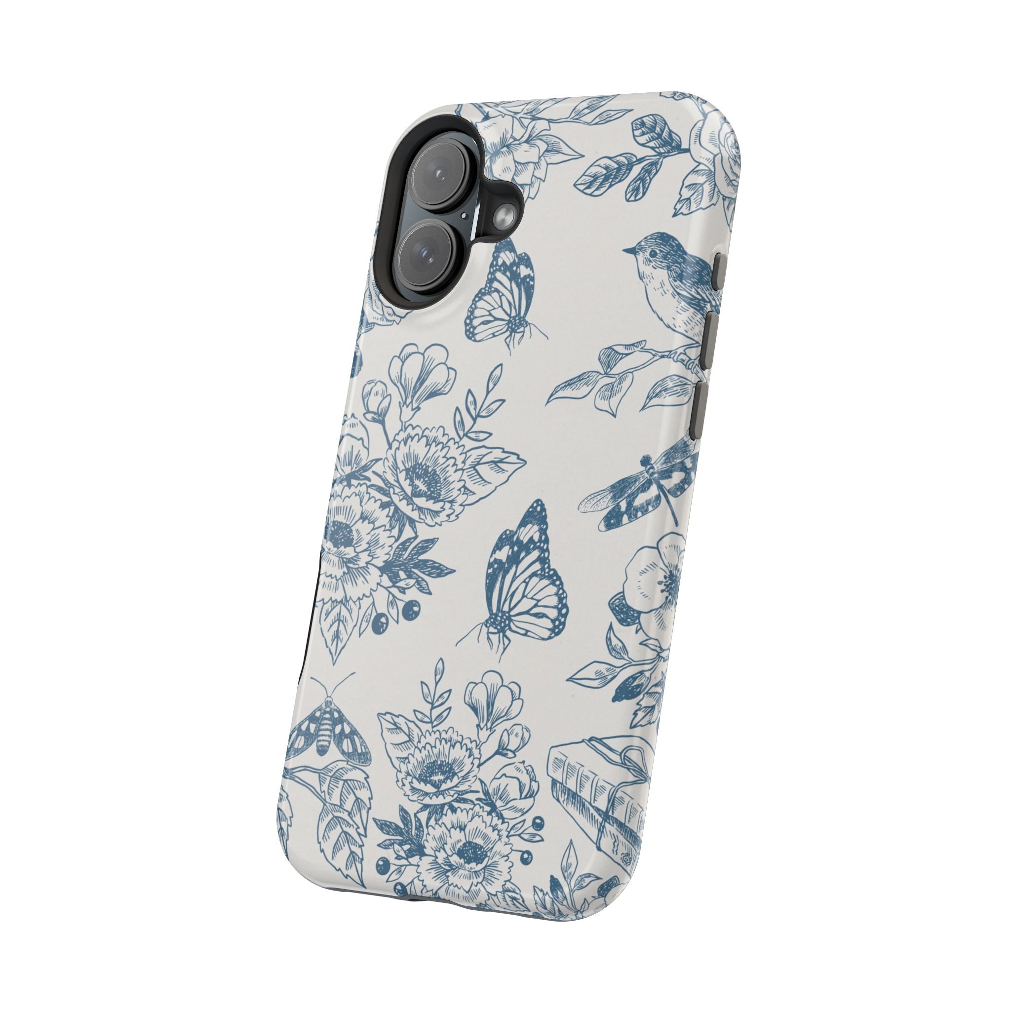 Nature iPhone Case - Floral Butterfly Cover
