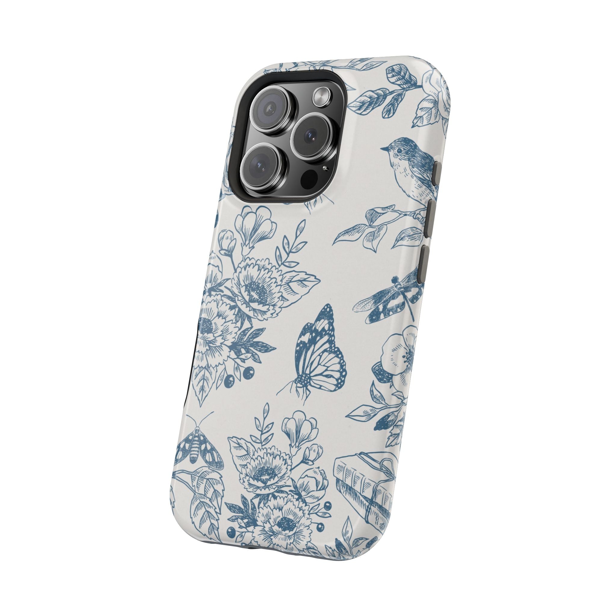 Nature iPhone Case - Floral Butterfly Cover