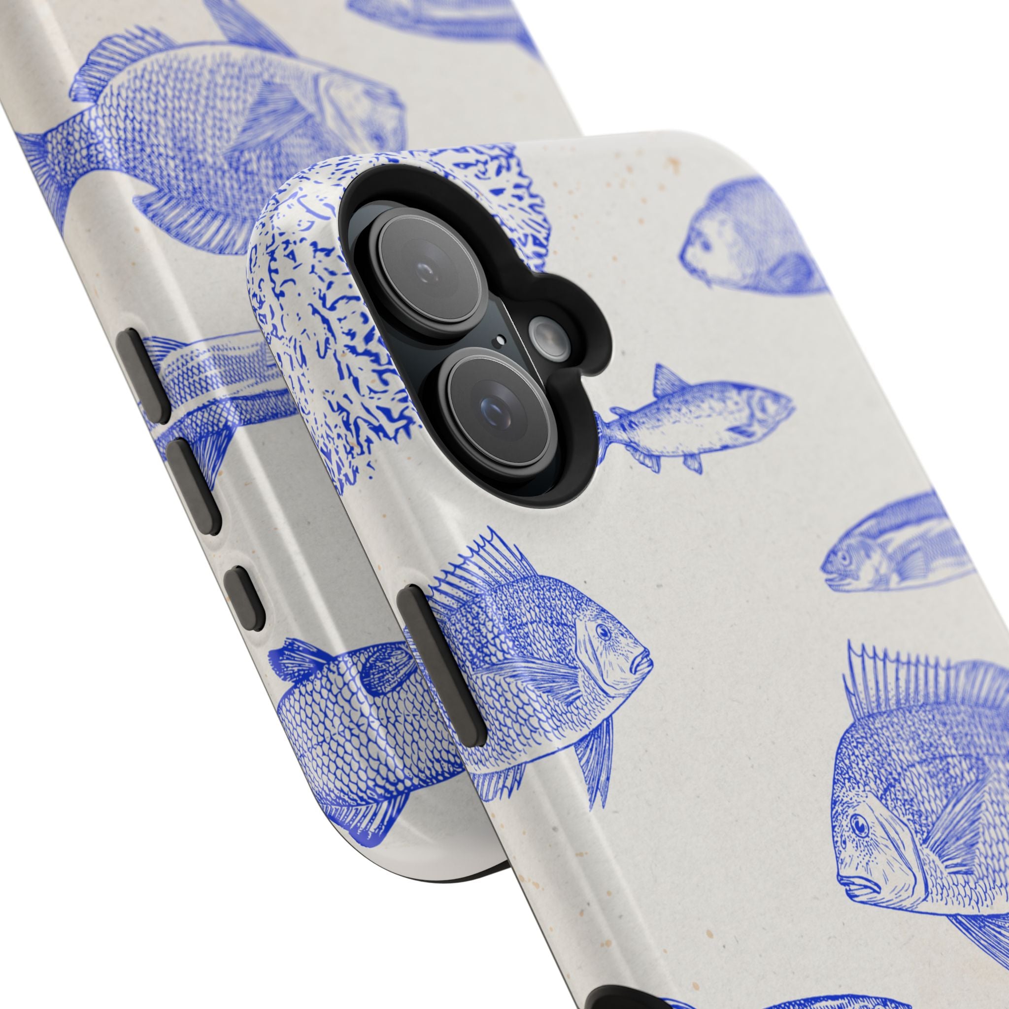 Marine iPhone 16 Case - Blue Coral Illustration
