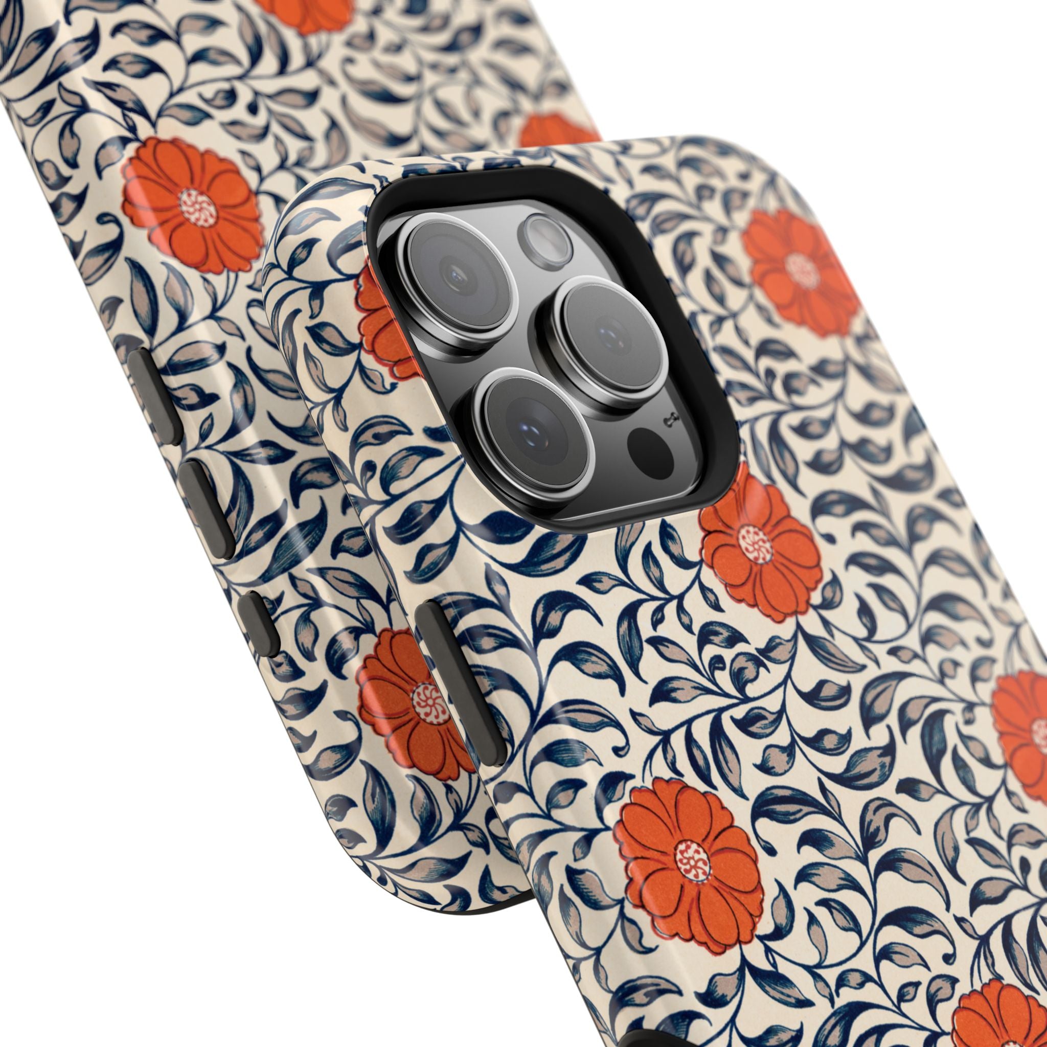 Floral Magnetic Case - iPhone 16 Cover